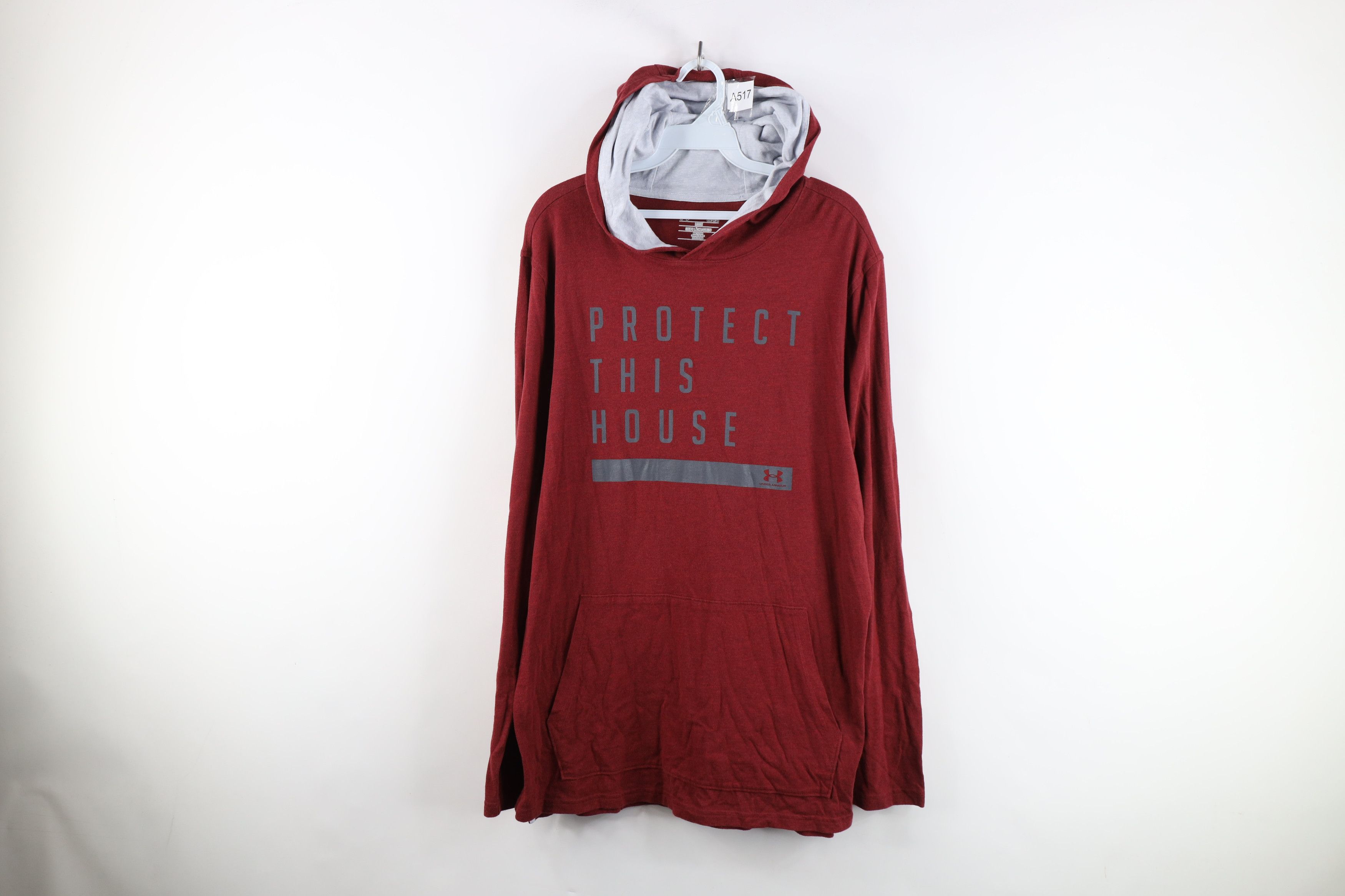 Under Armour Under Armour Spell Out Loose Fit Hoodie Hooded T-Shirt Red Size US L / EU 52-54 / 3 - 1 Thumbnail