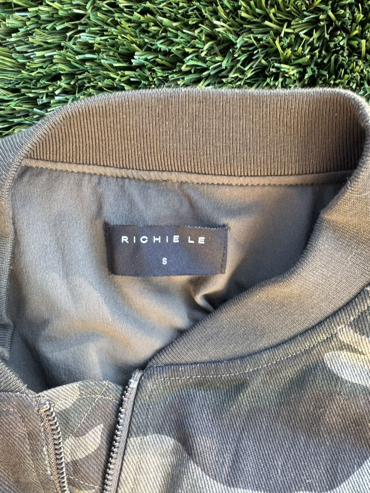 Richie Le Collection Bomber Flight Jacket Vintage Camo Size US S / EU 44-46 / 1 - 2 Thumbnail
