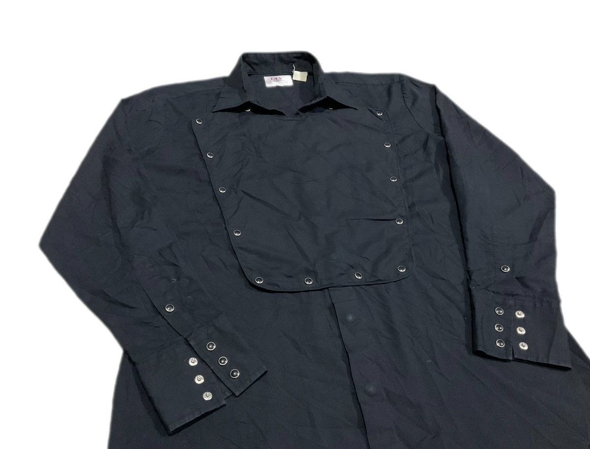 Hysteric Glamour × If Six Was Nine × Japanese Brand 🔥Sick Y2K Ely Diamond Shirt Double Layer Goth Punk Size US XL / EU 56 / 4 - 5 Thumbnail