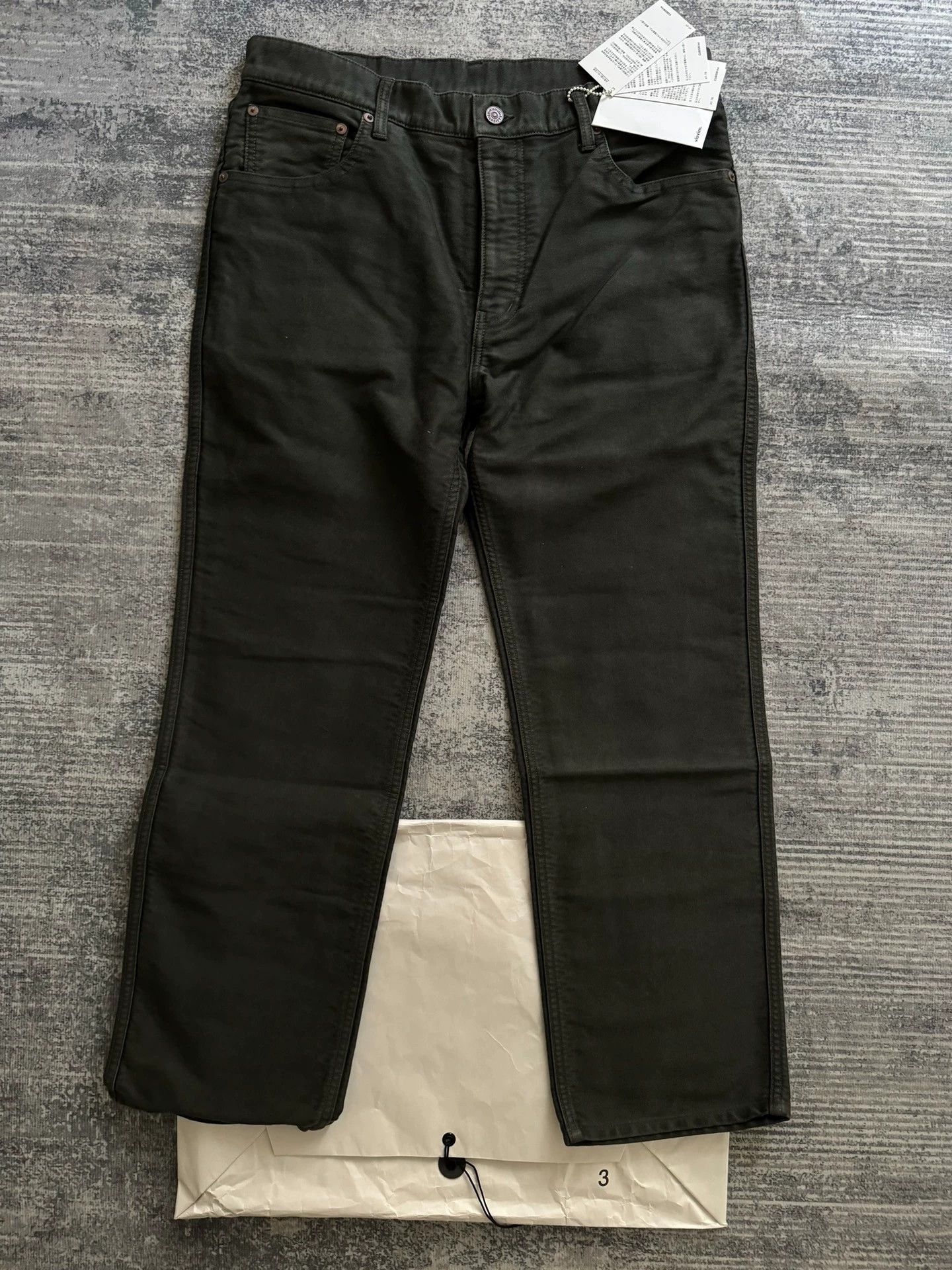 Visvim VISVIM 24AW FLUXUS 10 MOLESKIN Charcoal 3 Size US 34 / EU 50 - 1 Thumbnail