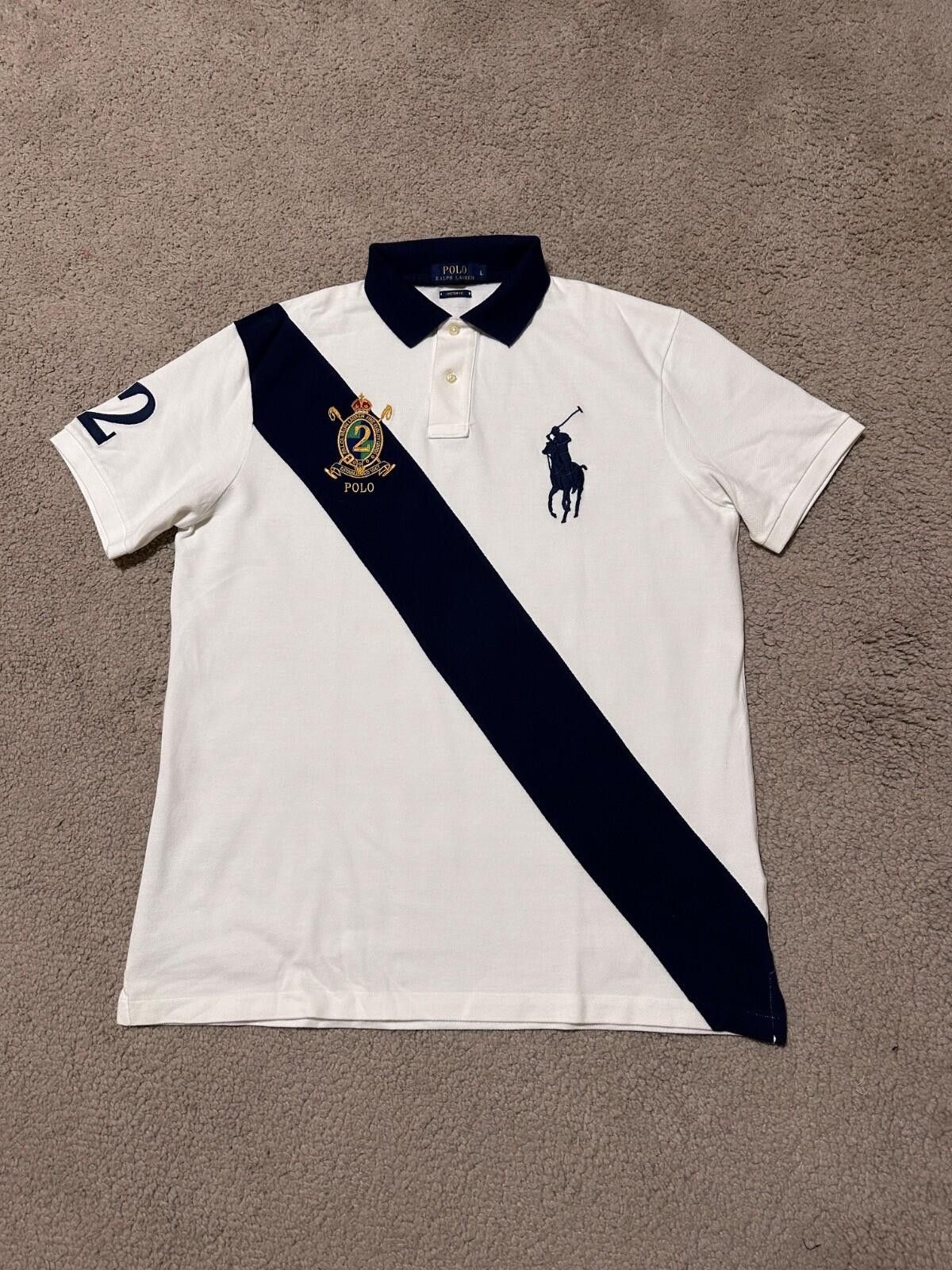 Polo Ralph Lauren Men Polo Ralph Lauren Custom Slim Fit Polo Sz L Size US L / EU 52-54 / 3 - 1 Thumbnail