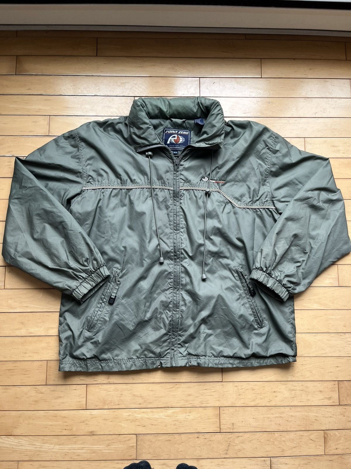Point Zero × Vintage Kaki Point Zero Y2K vintage windbreaker Size US M / EU 48-50 / 2 - 1 Thumbnail