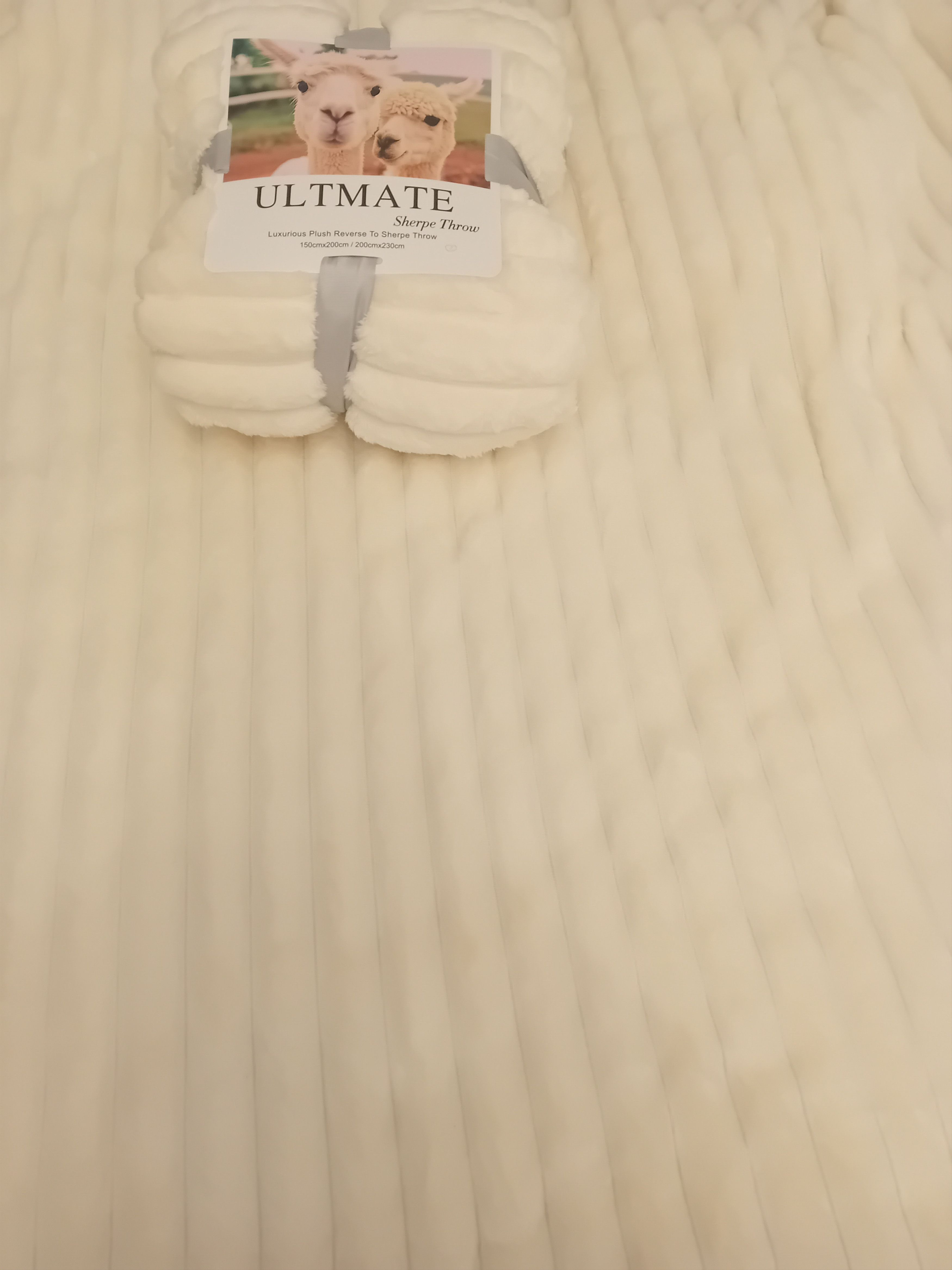 Other Luxury Sherpe Throw Blanket Size ONE SIZE - 3 Thumbnail