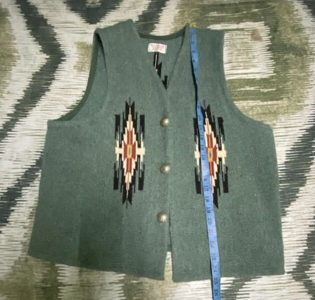 Handmade × Vintage Vintage John R Trujillos Weaving House Chimayo N Mex Vest Size US M / EU 48-50 / 2 - 20 Thumbnail