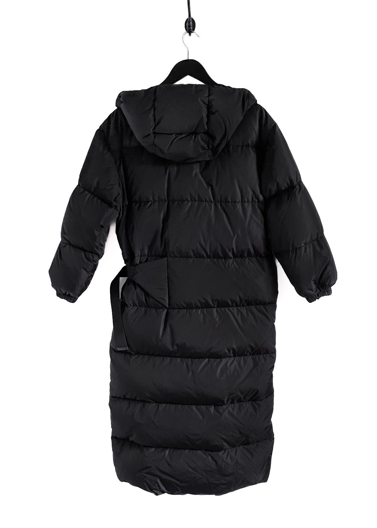 Prada Prada 2019 Black Re-Nylon Belted Down Jacket Size XS / US 0-2 / IT 36-38 - 4 Thumbnail