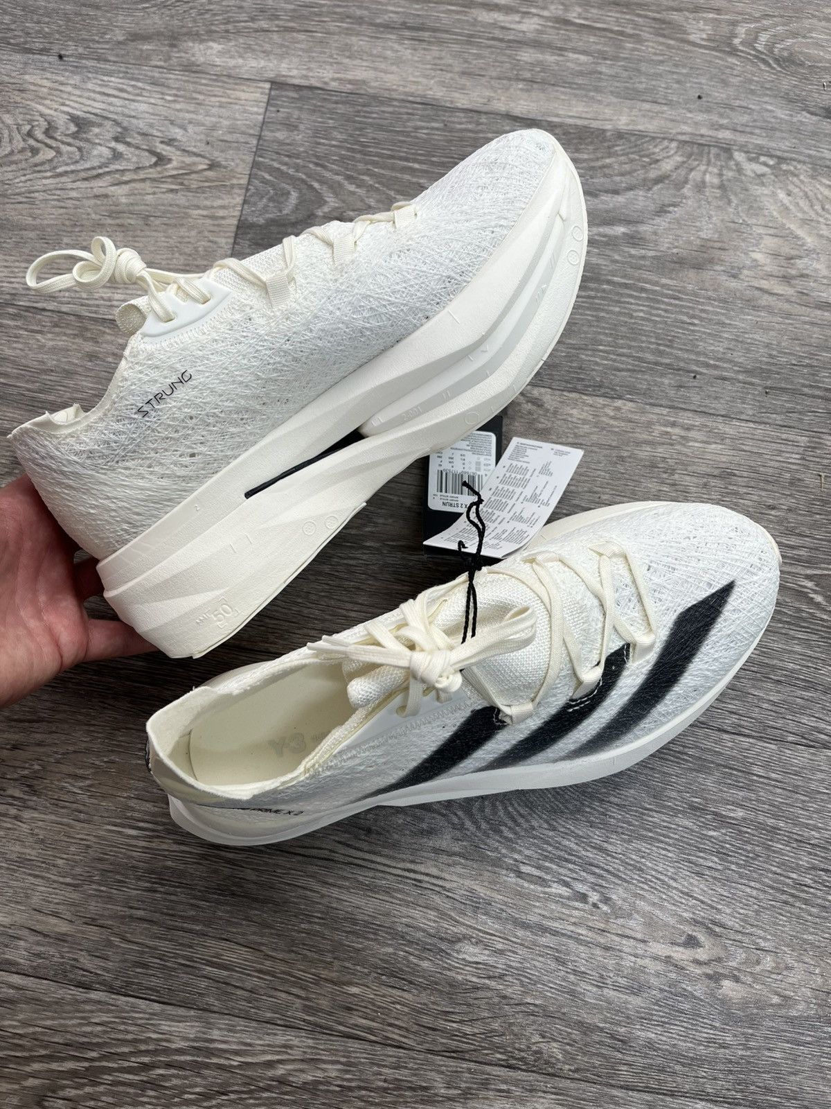 Adidas × Y-3 × Yohji Yamamoto Adidas Y-3 Yohji Yamamoto Prime X2 Strung White Size US 8.5 / EU 41-42 - 8 Thumbnail
