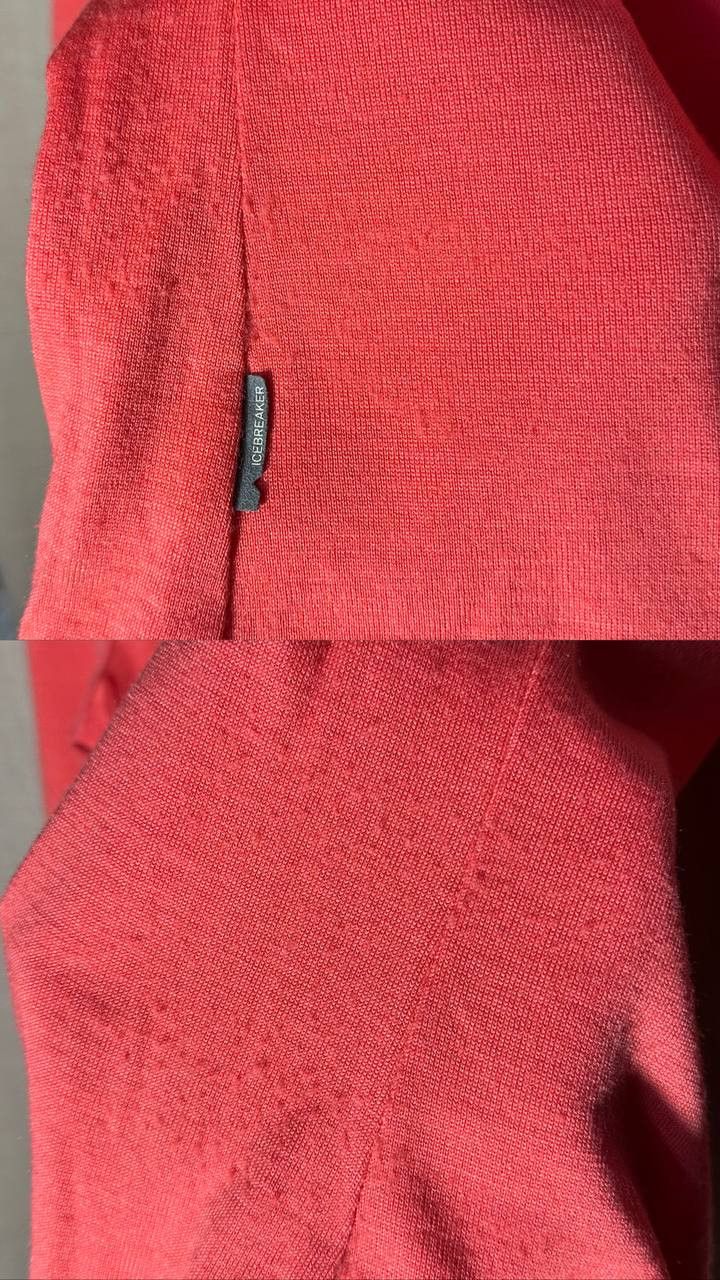 Icebreaker Icebreaker Merino Tech Top LS Zip BF 260 fairisle grapefruit Size M / US 6-8 / IT 42-44 - 6 Thumbnail