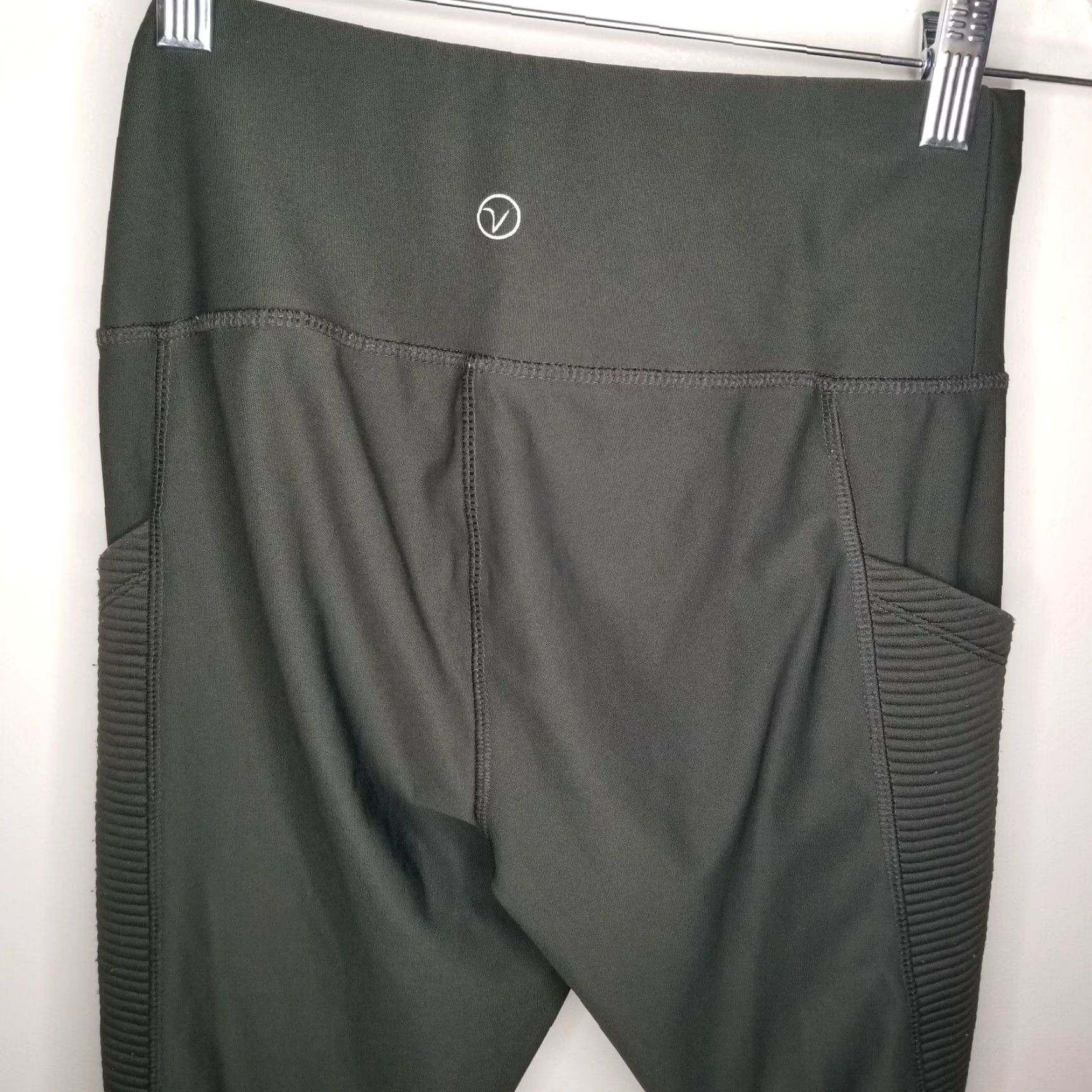Logo Athletic Vogo Athletica Womens Yoga Pants Small Green Size 28" / US 6 / IT 42 - 5 Thumbnail
