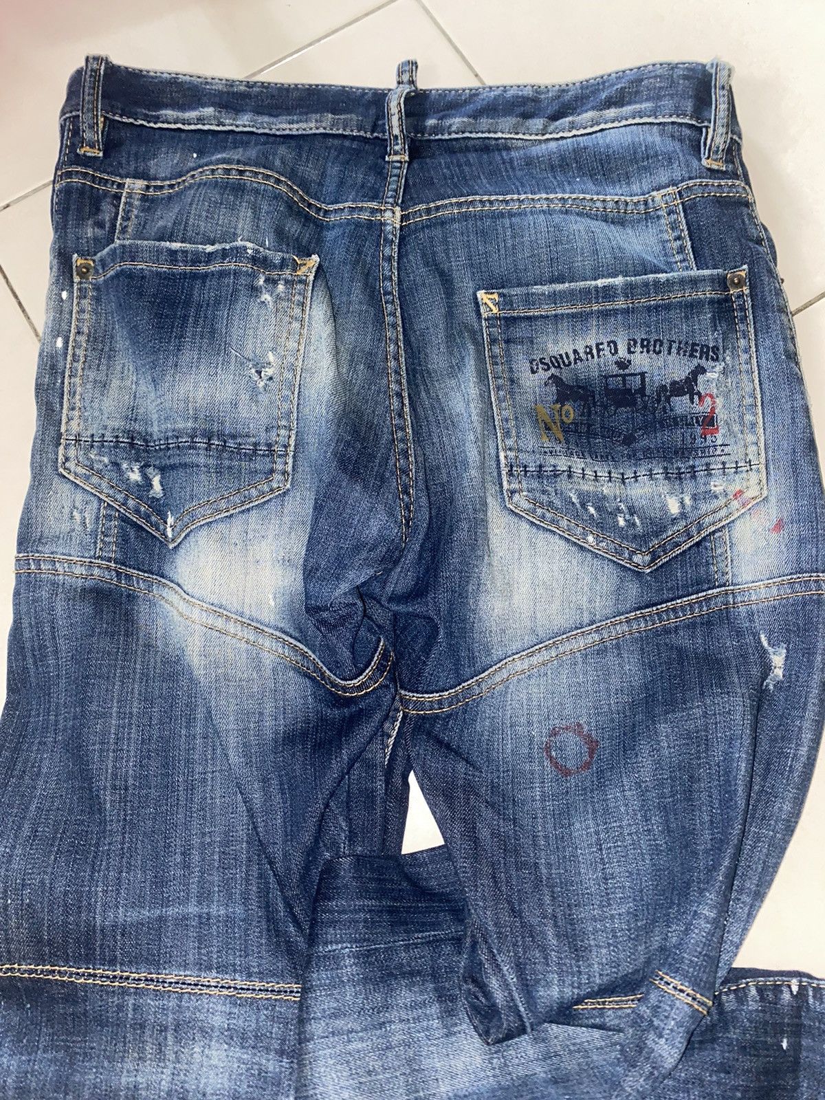 Dsquared2 DSQUARED2 Distressed Jeans Size US 32 / EU 48 - 23 Thumbnail