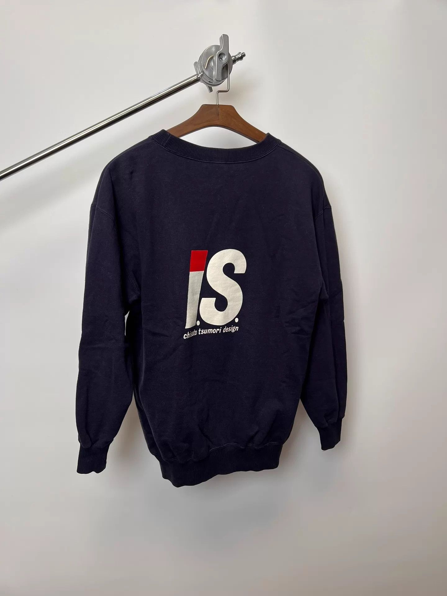 Issey Miyake Issey Miyake 80s IS Print Washed Hoodie Size US S / EU 44-46 / 1 - 2 Thumbnail