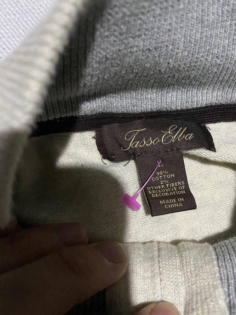 Tasso Elba Striped Sweater Size L / US 10 / IT 46 - 4 Thumbnail