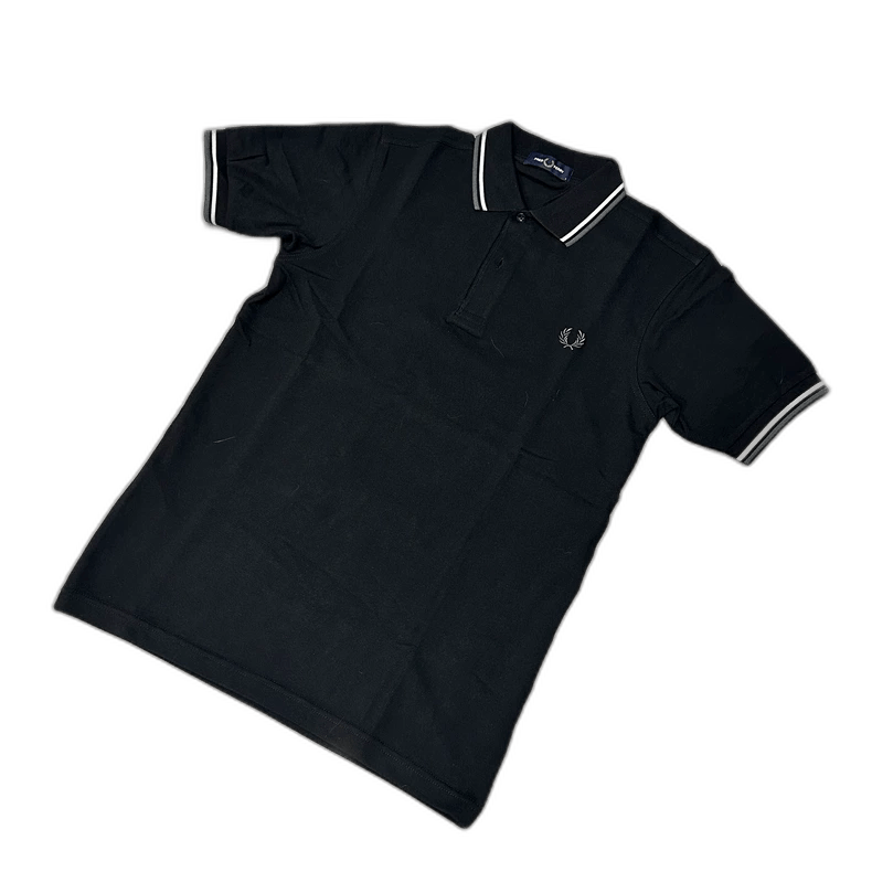 Fred Perry Fred Perry Black Gray Short Sleeve Polo Shirt Size US S / EU 44-46 / 1 - 1 Thumbnail