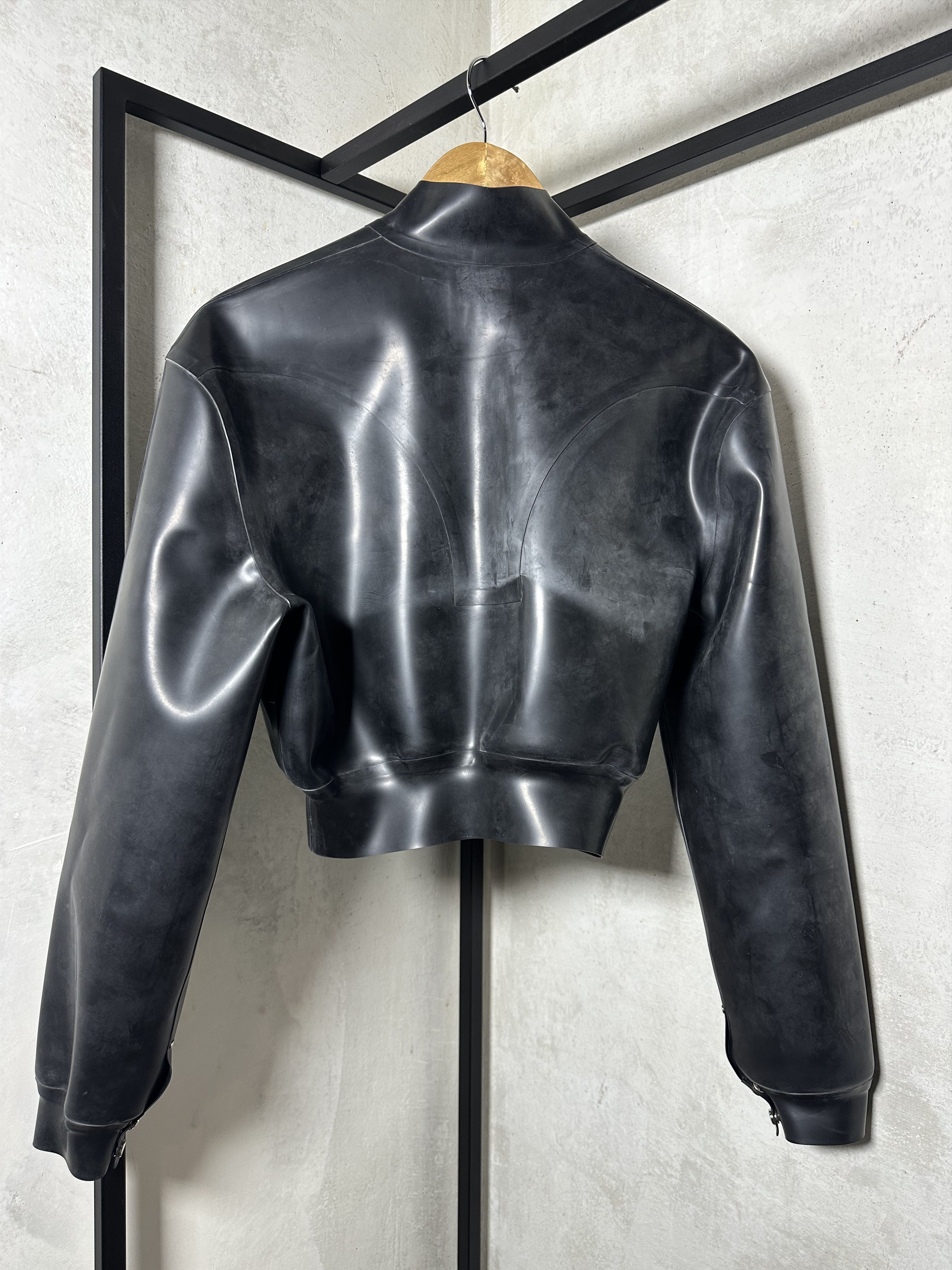 Syndicate Anoeses x Syndicate Latex Cropped Bomber Size M / US 6-8 / IT 42-44 - 6 Thumbnail