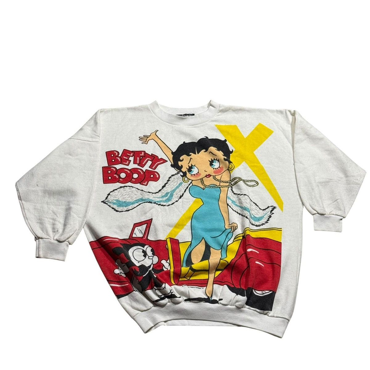 Vintage Vintage Betty Boop Crewneck 1985 Size L / US 10 / IT 46 - 1 Thumbnail