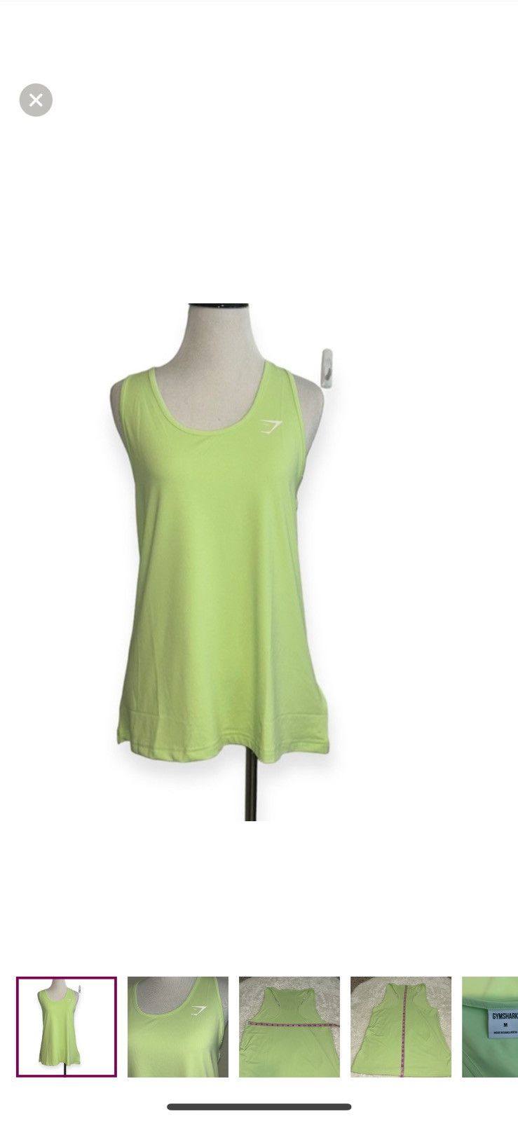 Gymshark Gymshark medium athletic tank top Size M / US 6-8 / IT 42-44 - 1 Thumbnail