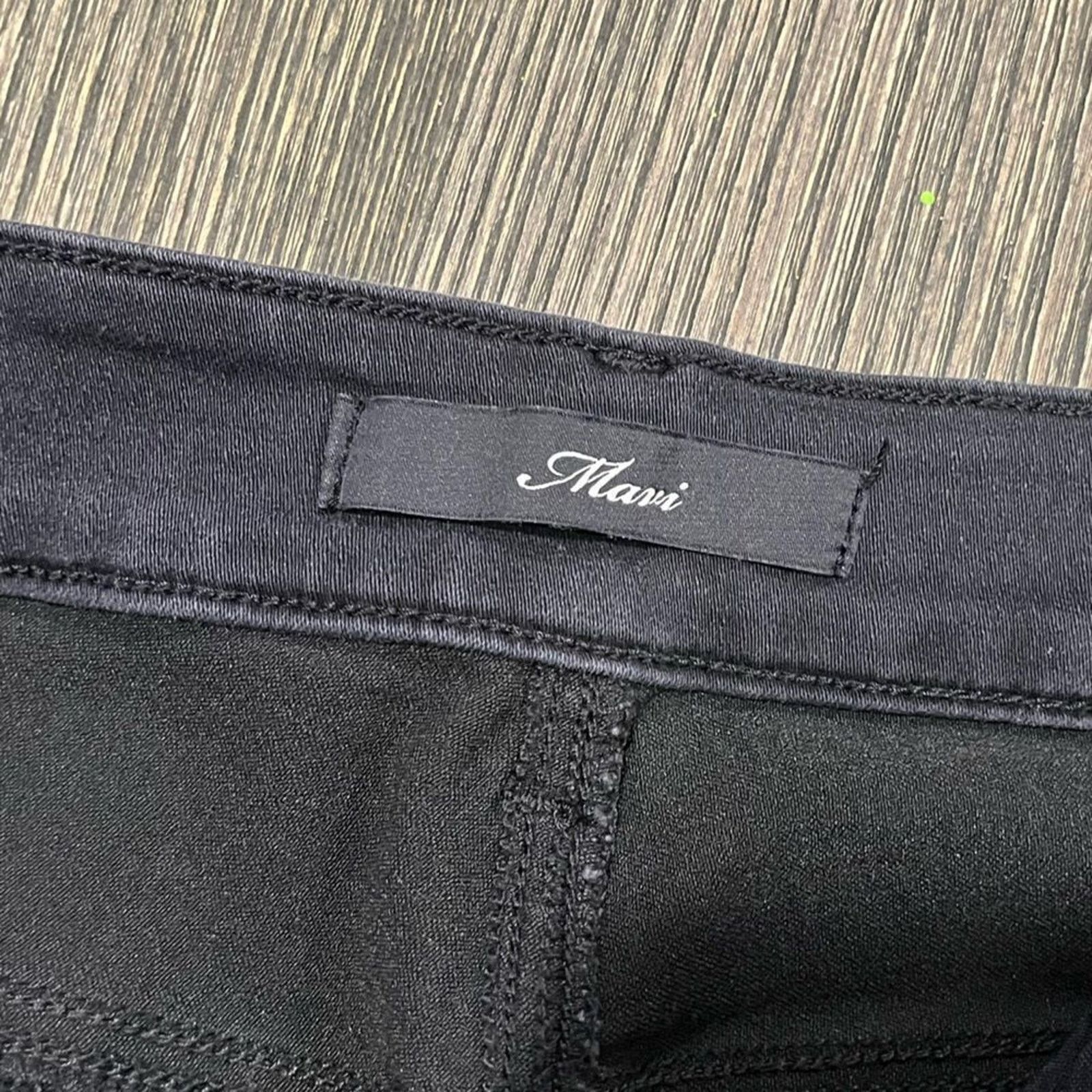 Mavi Mavi Womens Mid Rise Super Skinny Jeans Denim Black Size 6 Size 28" / US 6 / IT 42 - 2 Thumbnail