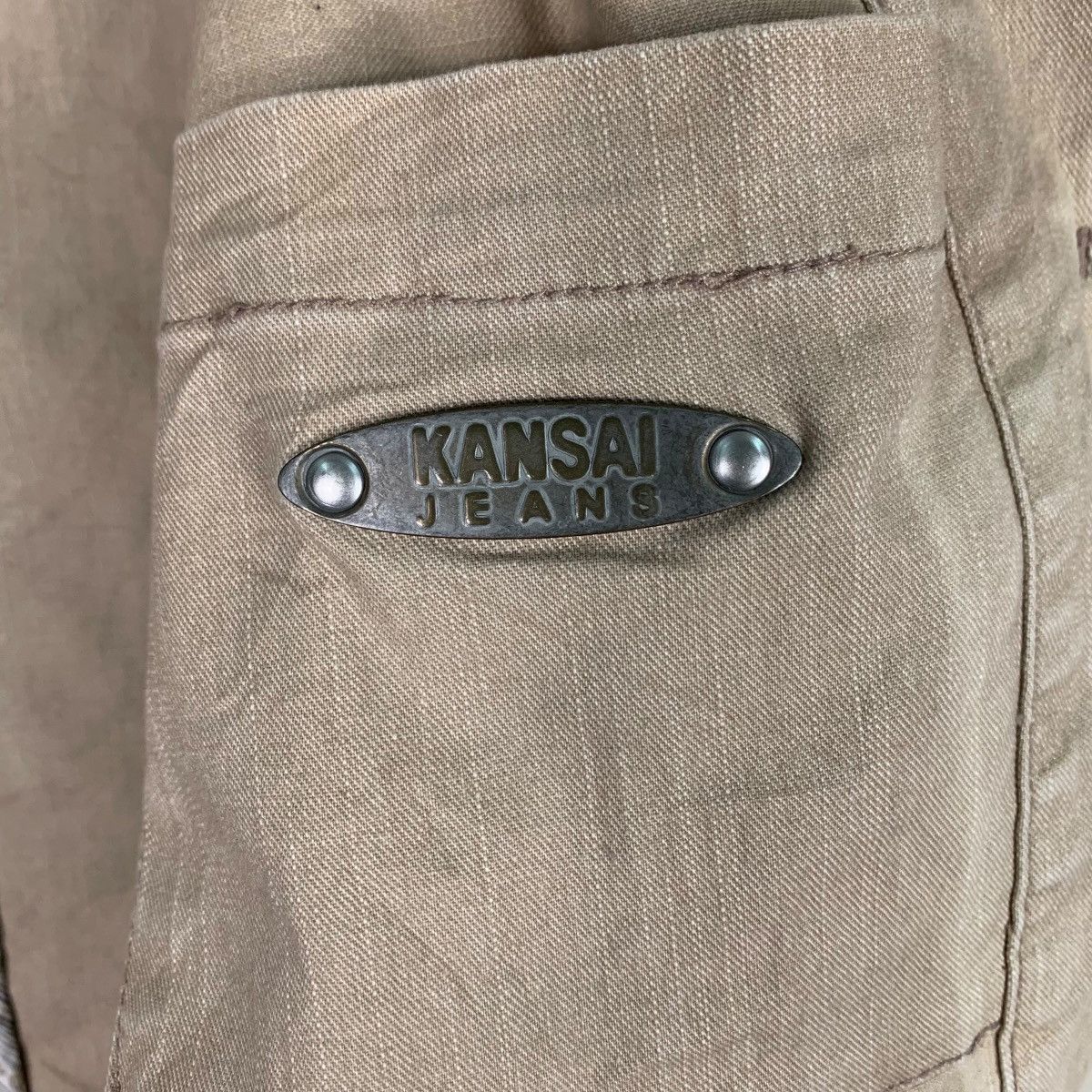 Kansai Yamamoto KANSAI JEANS Sun Burn Casual Jacket #0651-C30 Size US M / EU 48-50 / 2 - 16 Thumbnail
