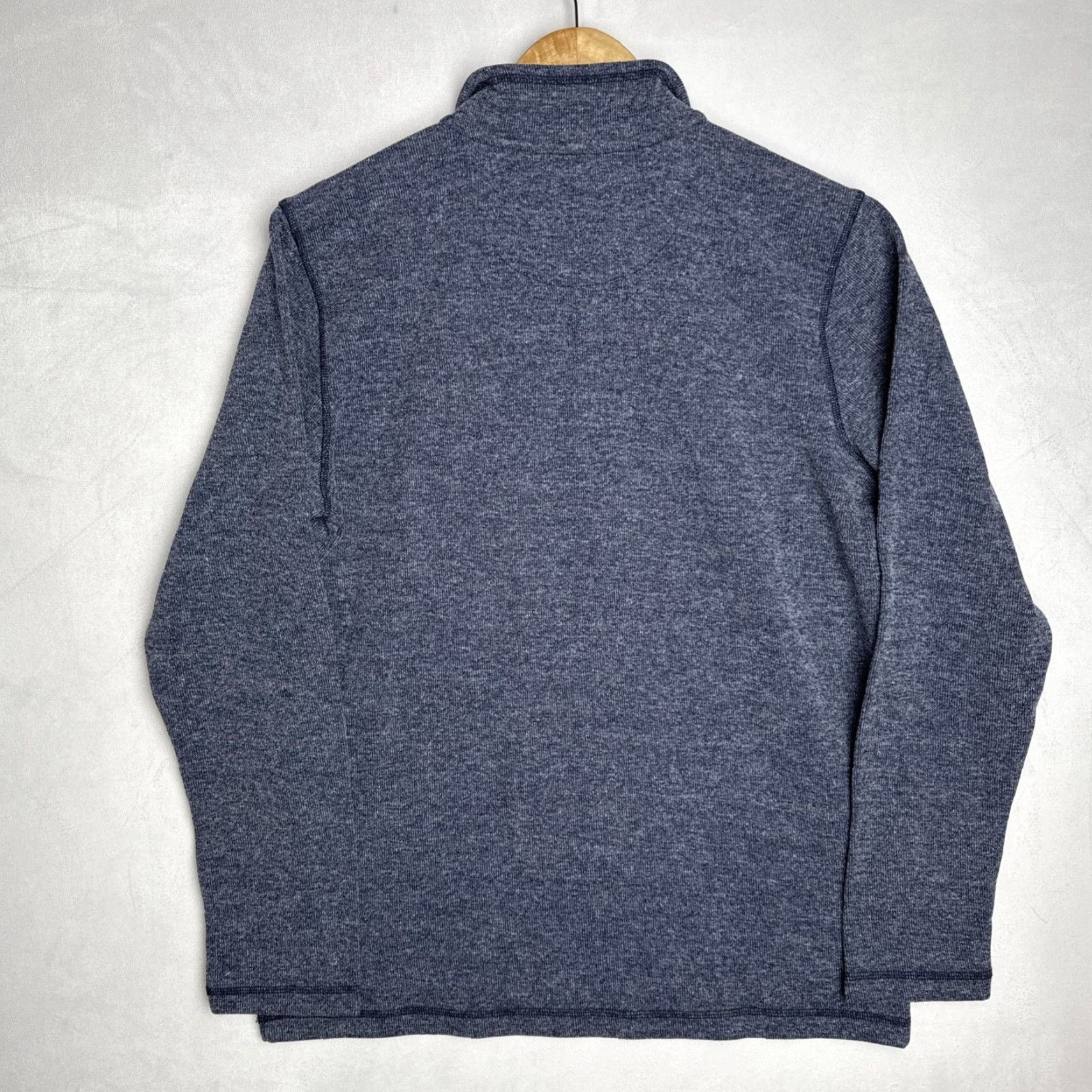 Gap Gap Men Half Zip Mock Neck Sweater M Midnight Knit Pullover Blue 60% cotton 40% polyester Men’s Long Sleeve Brand Gap Size US M / EU 48-50 / 2 - 6 Thumbnail