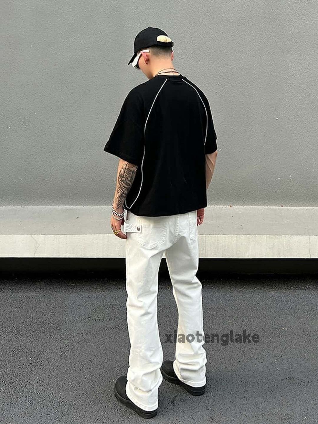 Designer × Jean × Vintage Utility skate hiphop yuppie work carpenter flared jeans Size US 30 / EU 46 - 3 Thumbnail