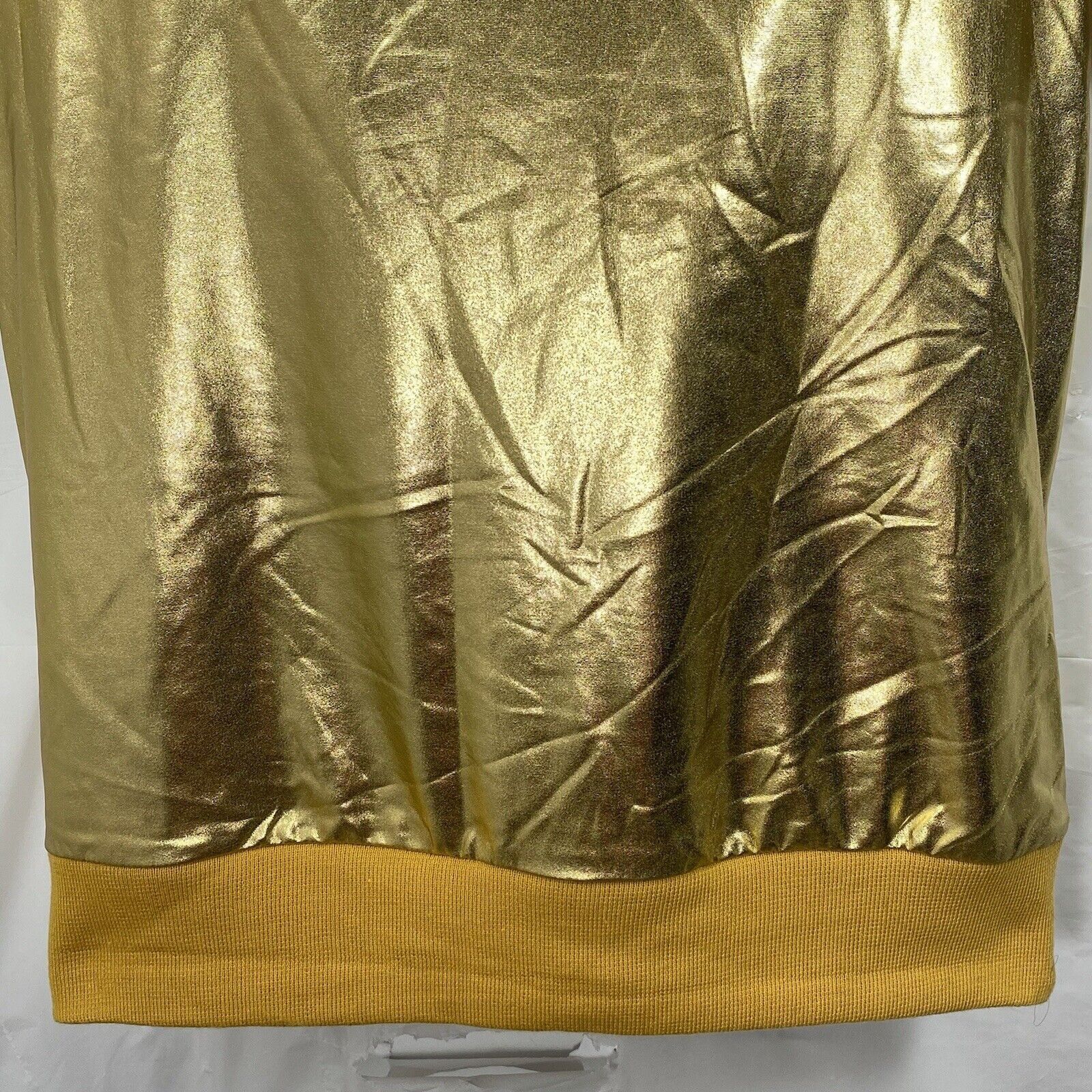 Other JOGAL Hooded Shirt Shiny Golden Reflective Hoodie NWT Size S / US 4 / IT 40 - 3 Thumbnail