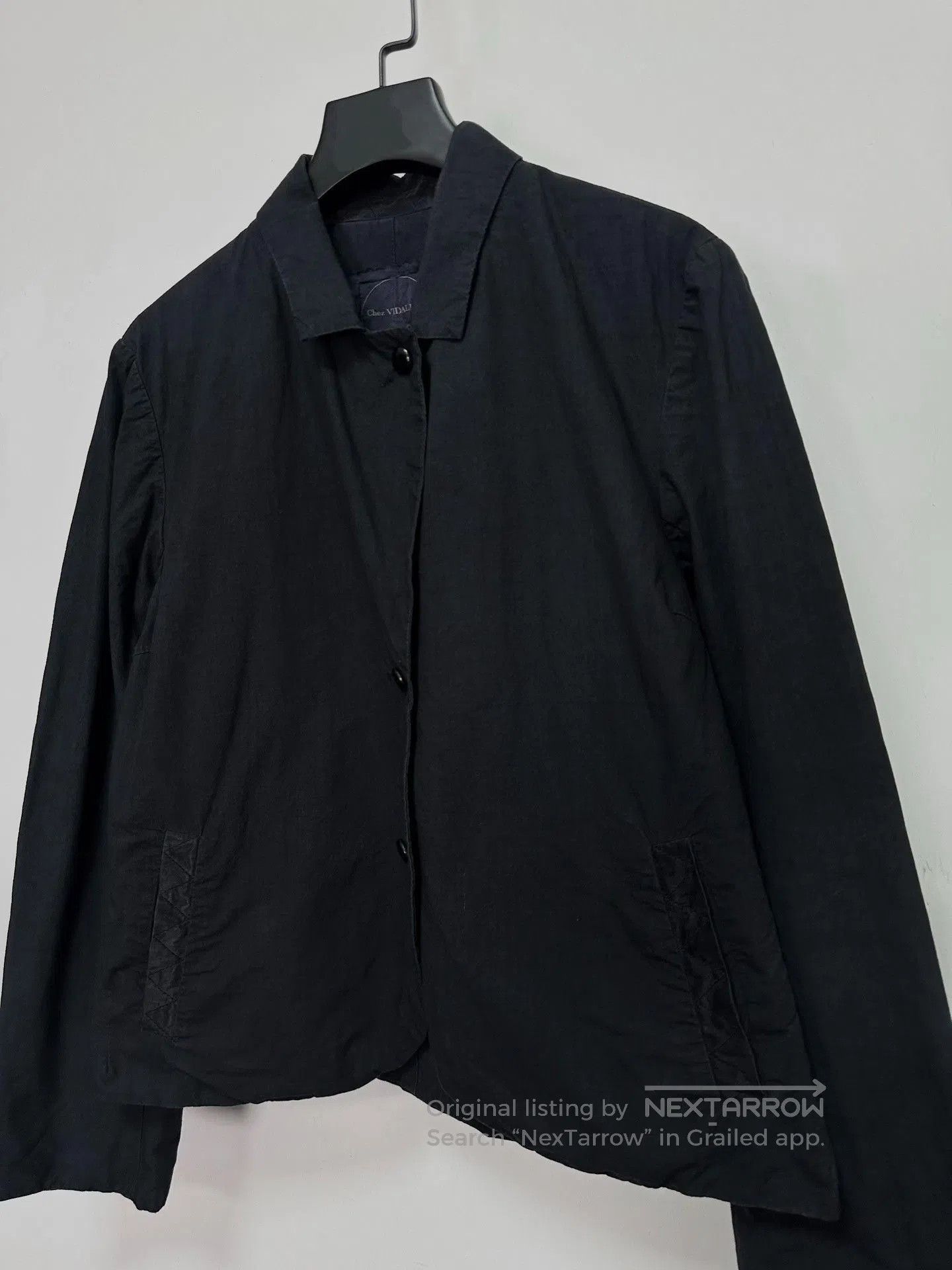 Casey Vidalenc Chez Vidalenc Washed Cotton Silk Short Jacket. Size M / US 6-8 / IT 42-44 - 4 Thumbnail