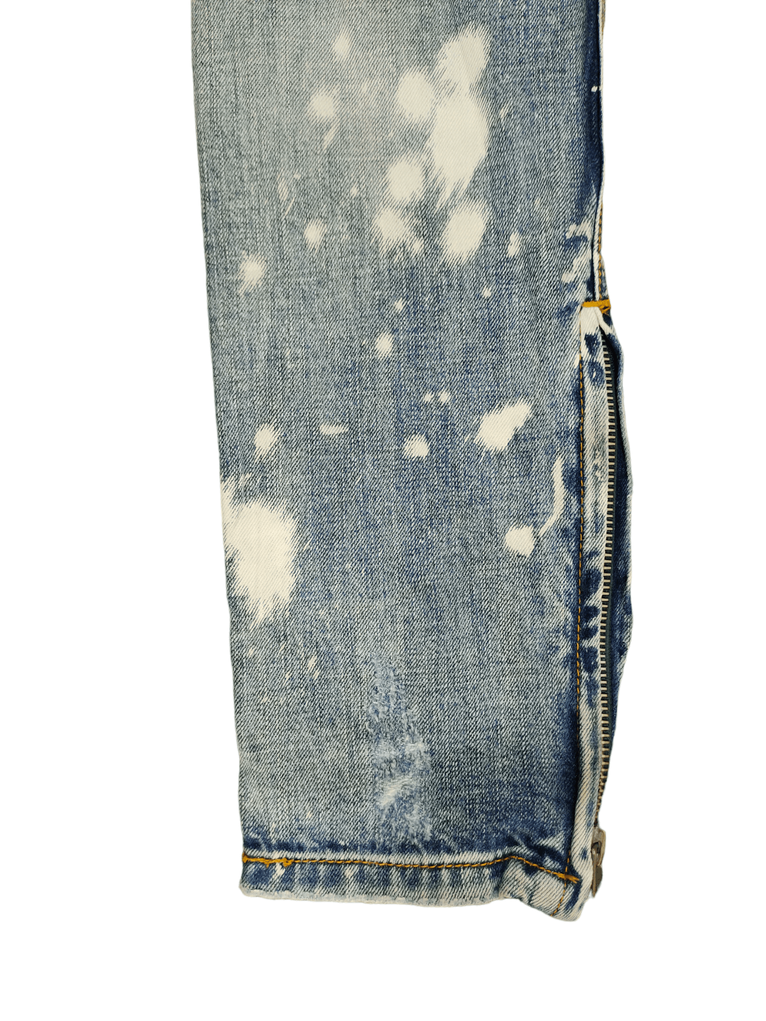 MNML Mnml Bleach Destroy Denim Jeans Skinny Streetwear Size US 34 / EU 50 - 17 Thumbnail