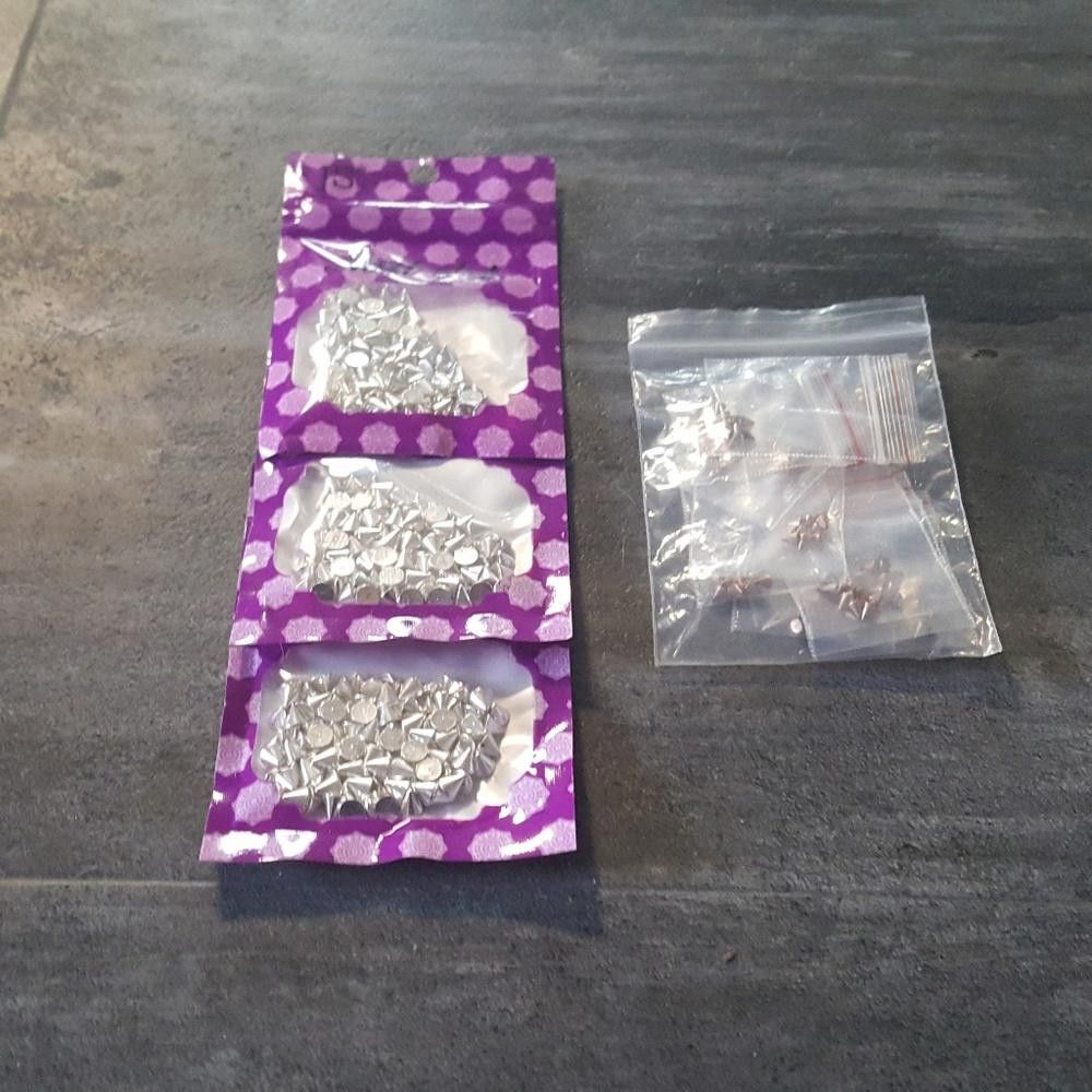 Designer Chrome Stud Nail Art Bundle Size ONE SIZE - 2 Thumbnail