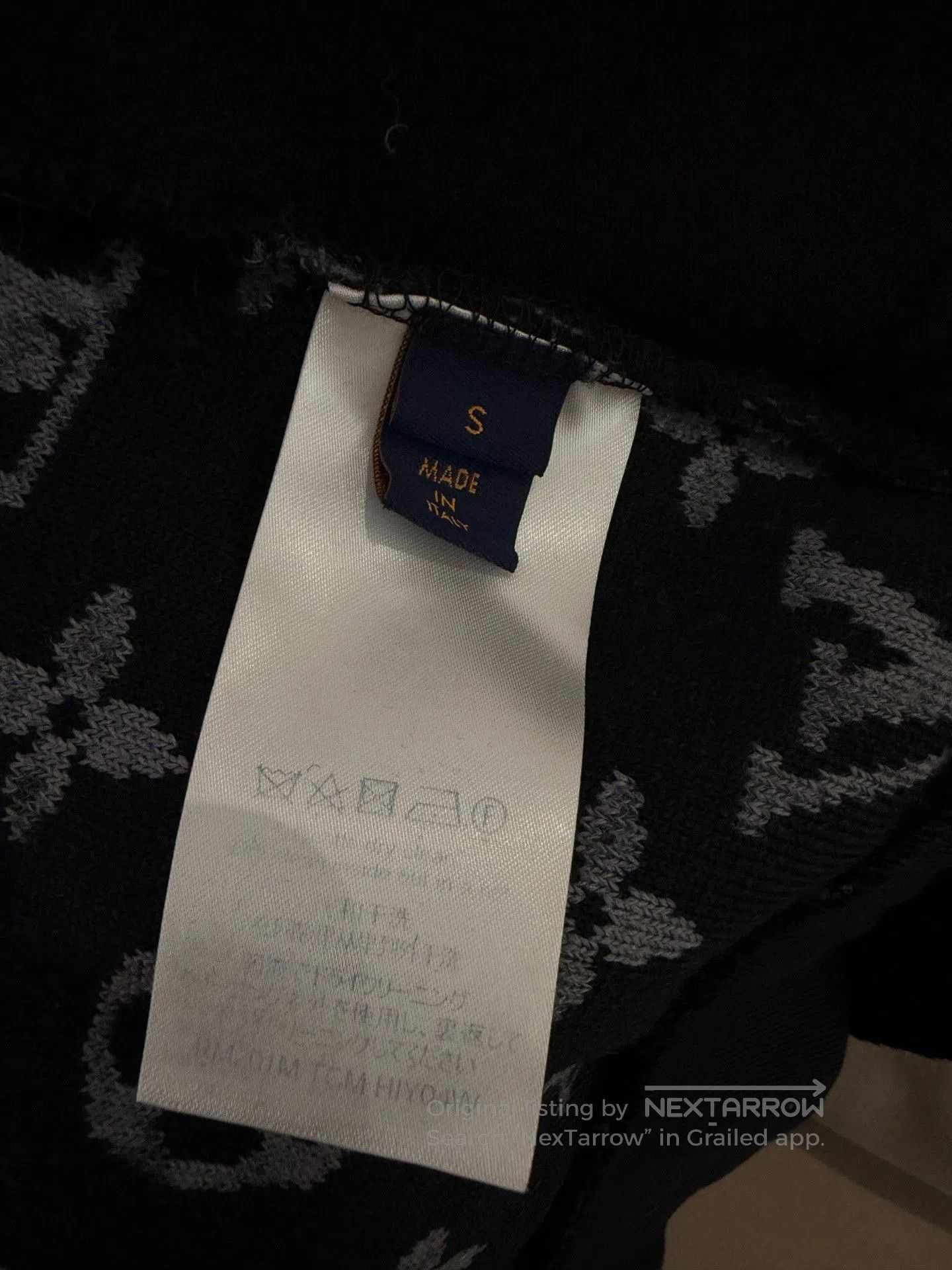 Louis Vuitton LV Black Teddy All-Over Logo Coat. Size US S / EU 44-46 / 1 - 3 Thumbnail