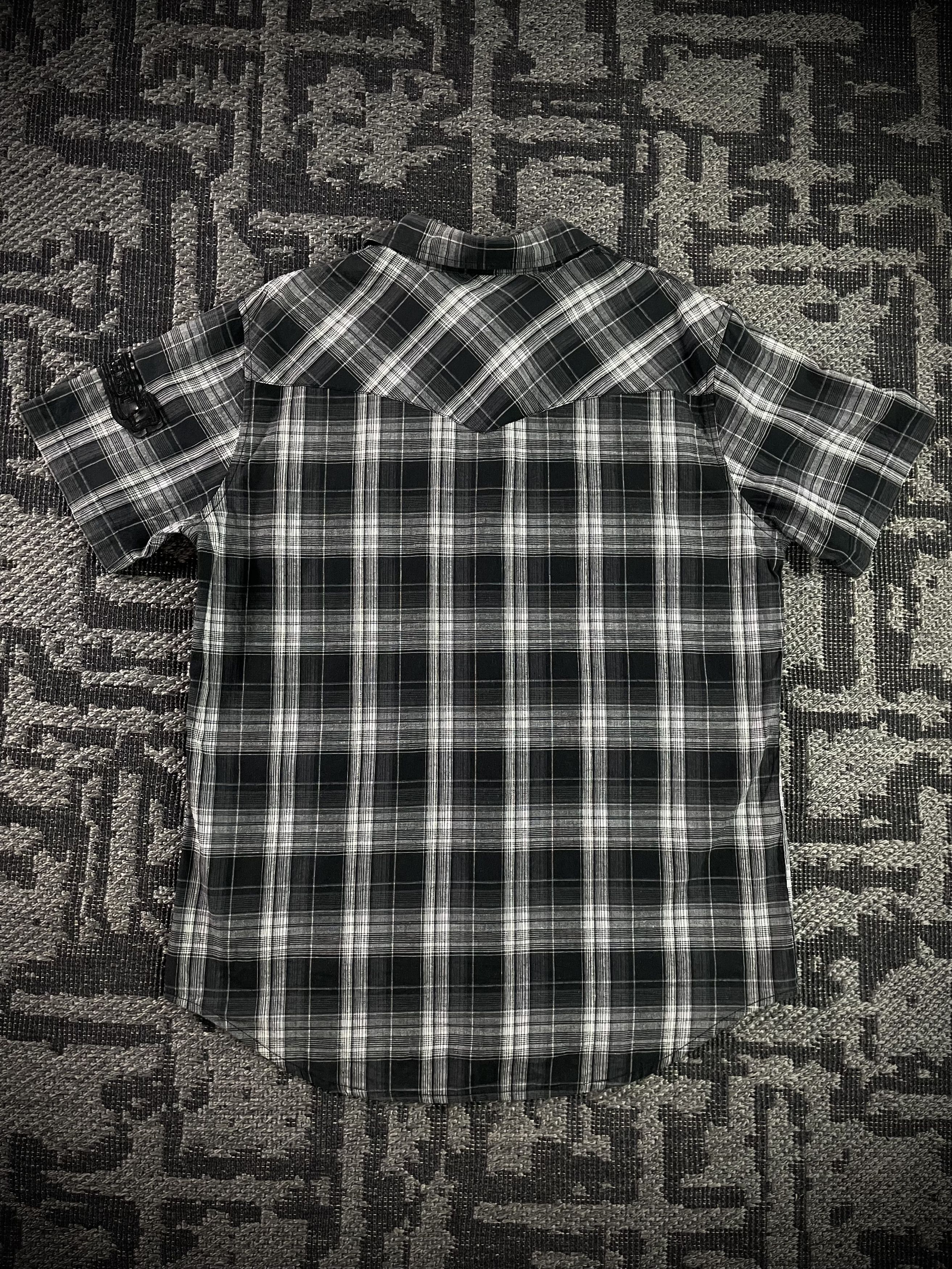Other Manhoe Japanese Poem Patch Flannel Shirt Size US M / EU 48-50 / 2 - 9 Thumbnail