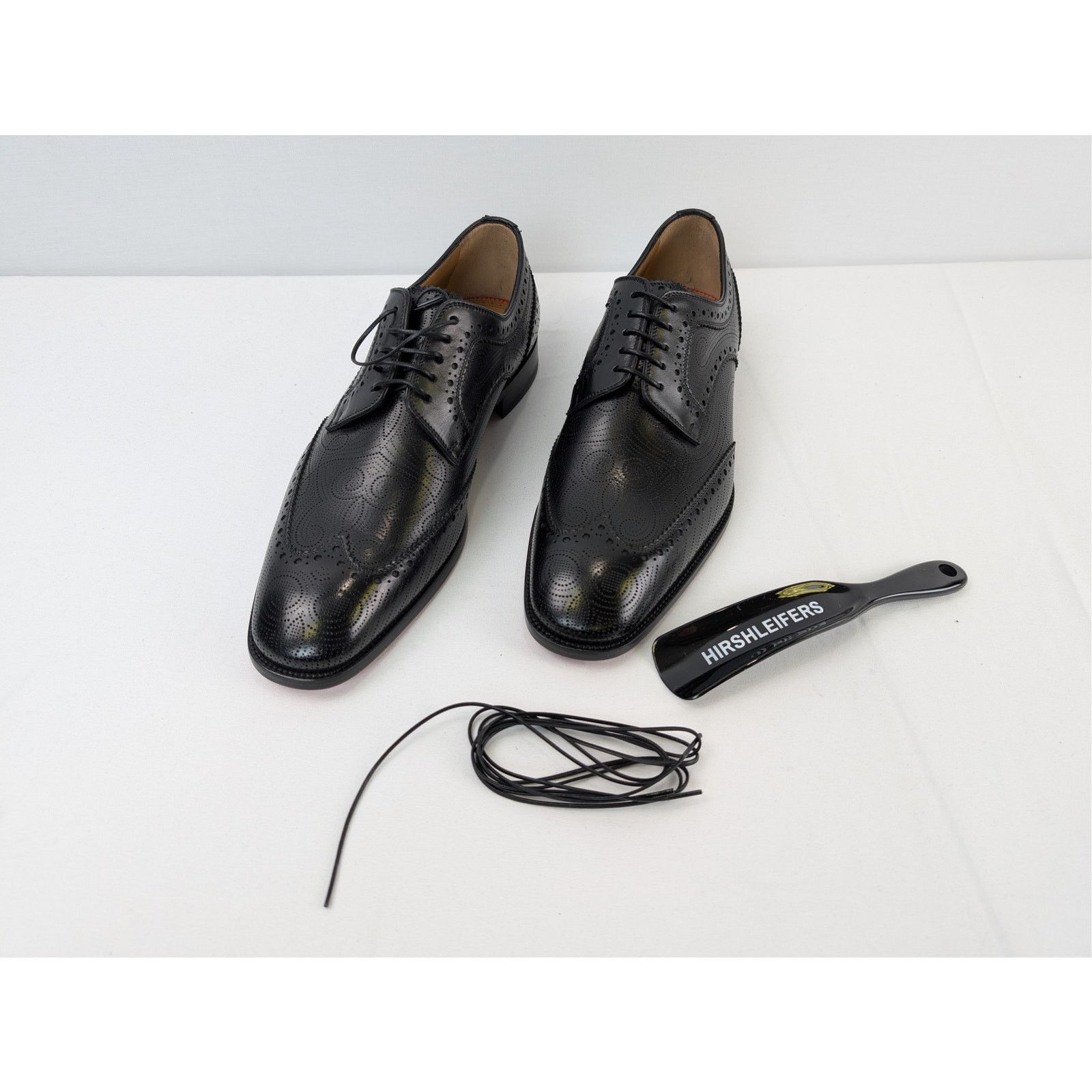 Christian Louboutin o1rshd1 Grave black calf leather derby shoe Boots in Black Size US 8 / EU 41 - 8 Thumbnail