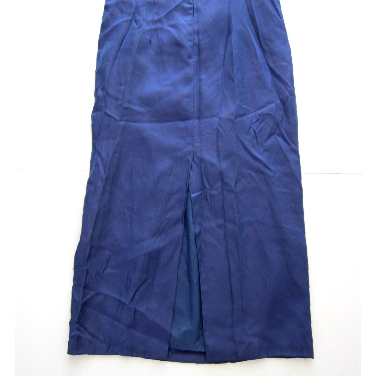 Alex Evenings VINTAGE Alex Evenings Blue Satin Long Maxi Formal Tank Dress Women Petite 16 Size XXL / US 16-18 / IT 52-54 - 7 Thumbnail