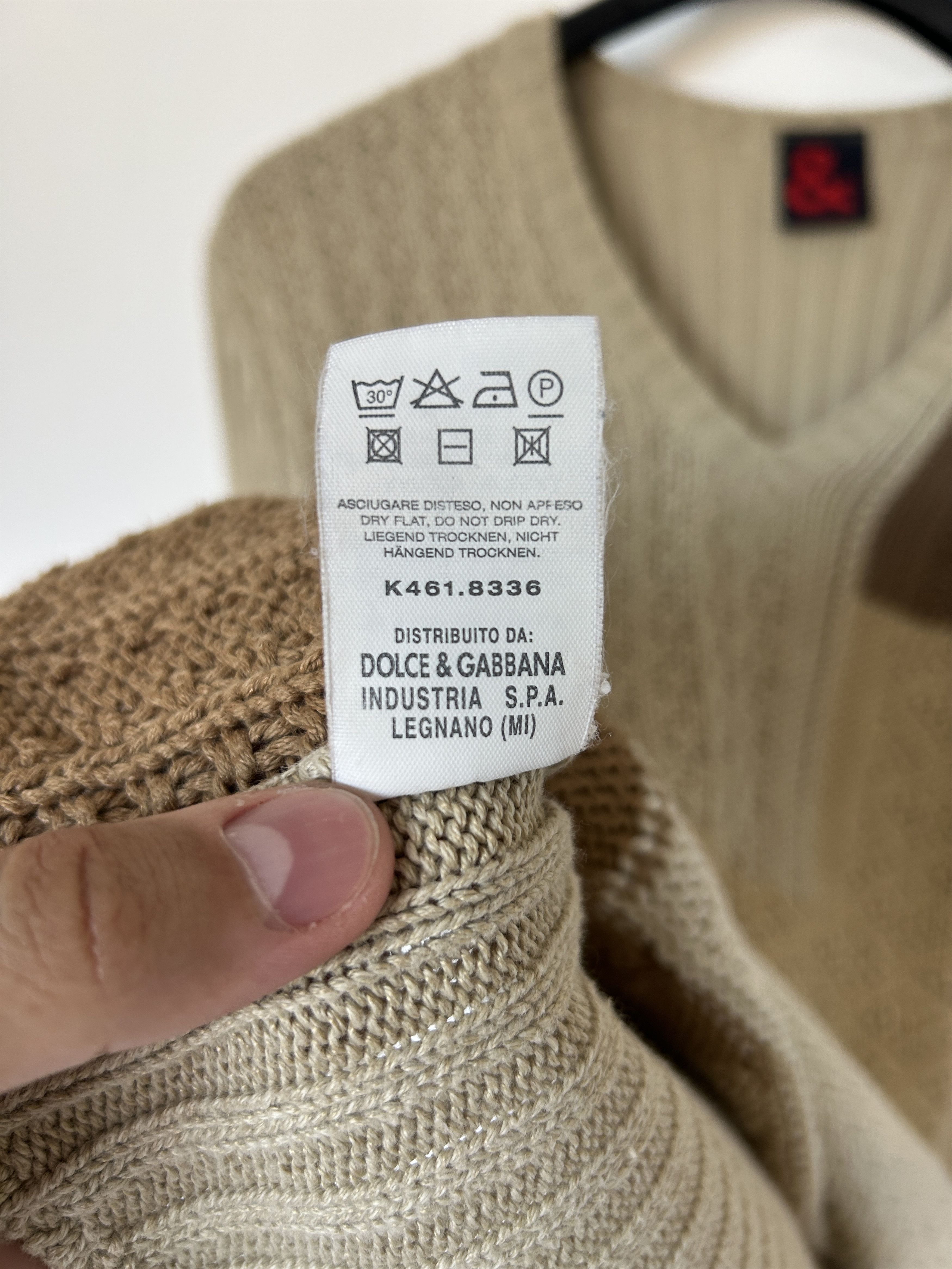 Dolce & Gabbana Dolce & Gabbana Knitwear v-neck vintage sweater Size M / US 6-8 / IT 42-44 - 11 Thumbnail
