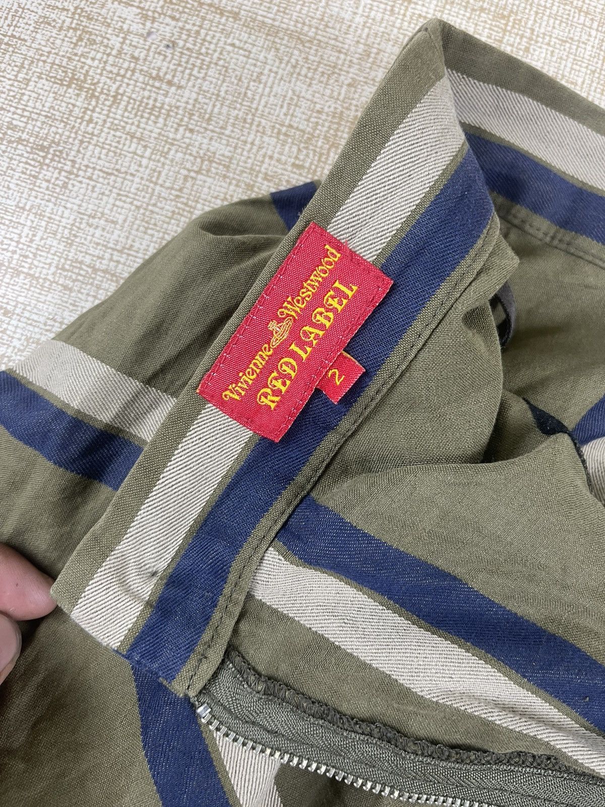 Vivienne Westwood VIVIENNE WESTWOOD Vintage Punk Style Stripes Skirt Size 27" / US 4 / IT 40 - 11 Thumbnail