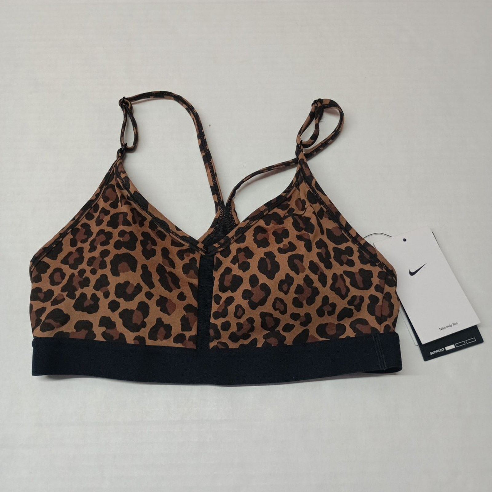 Nike Nike Dri-Fit Low Support Indy Sports Bra Women's S Brown Size US S / EU 44-46 / 1 - 1 Thumbnail