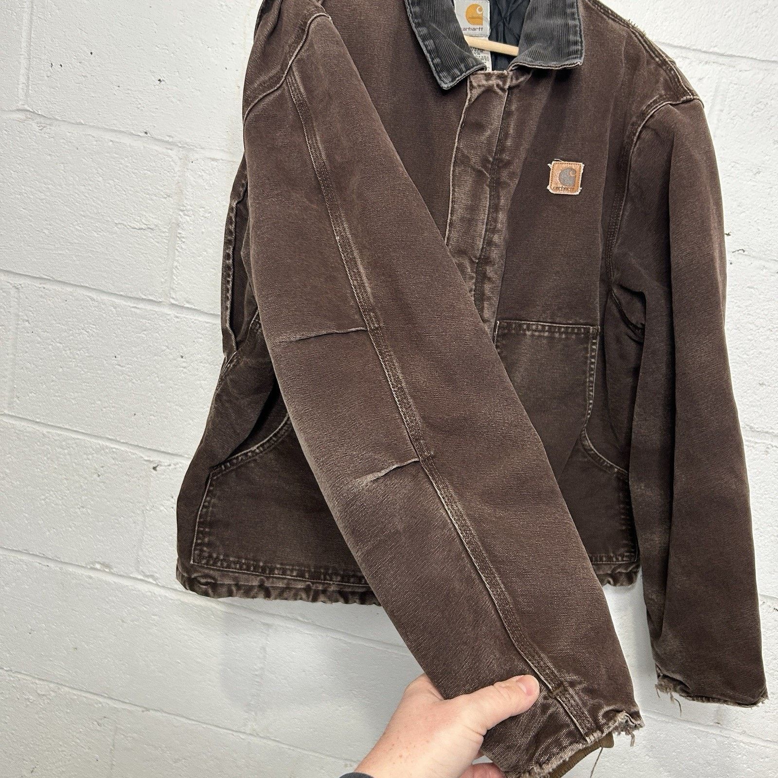 Carhartt Vintage Carhartt Quilted Traditional Jacket “Dark Brown” J22 Size US L / EU 52-54 / 3 - 6 Thumbnail