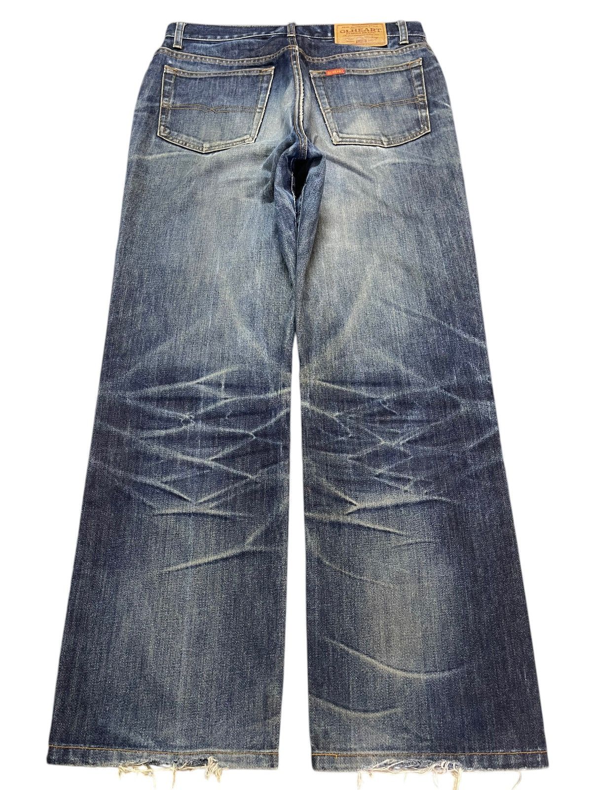 14th Addiction Vintage Japanese Brand Blue Faded Wash Style Baggy Jeans Size US 31 - 2 Thumbnail