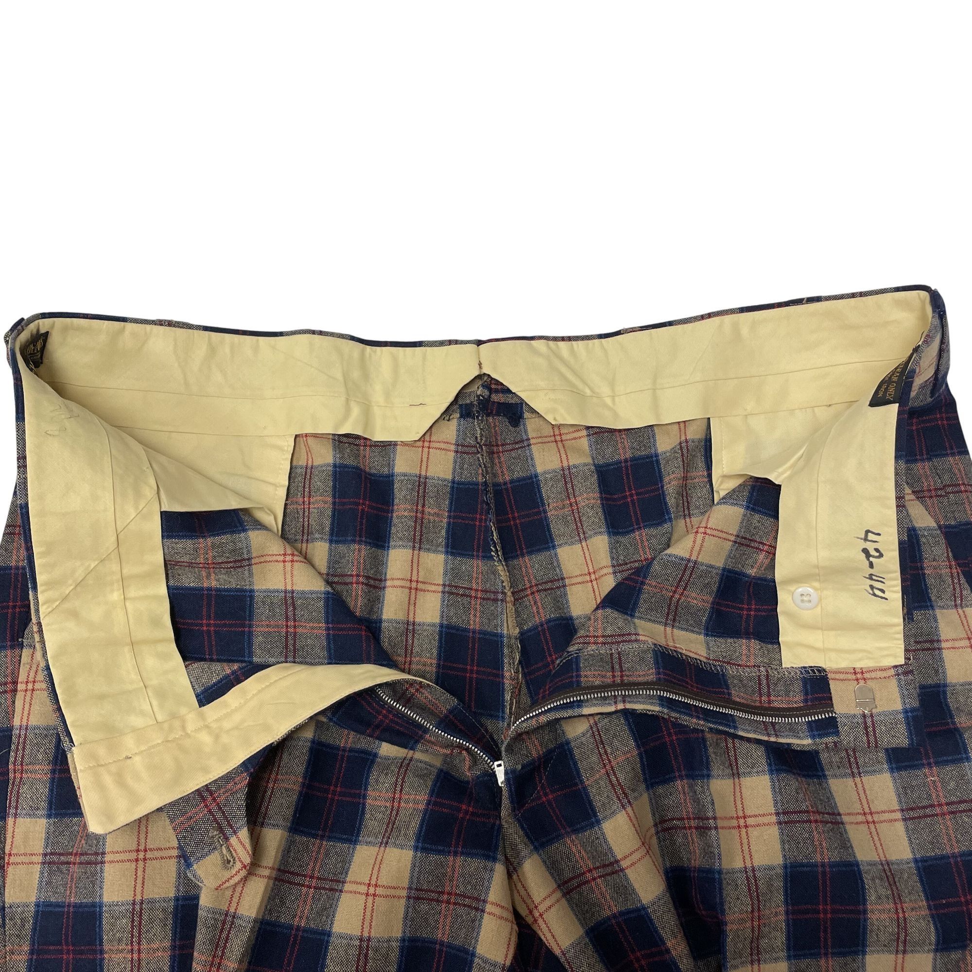 Other 70's PLAID Golf Pants TARTAN Slacks Wool BELL BOTTOMS 44 Size US 44 / EU 60 - 7 Thumbnail