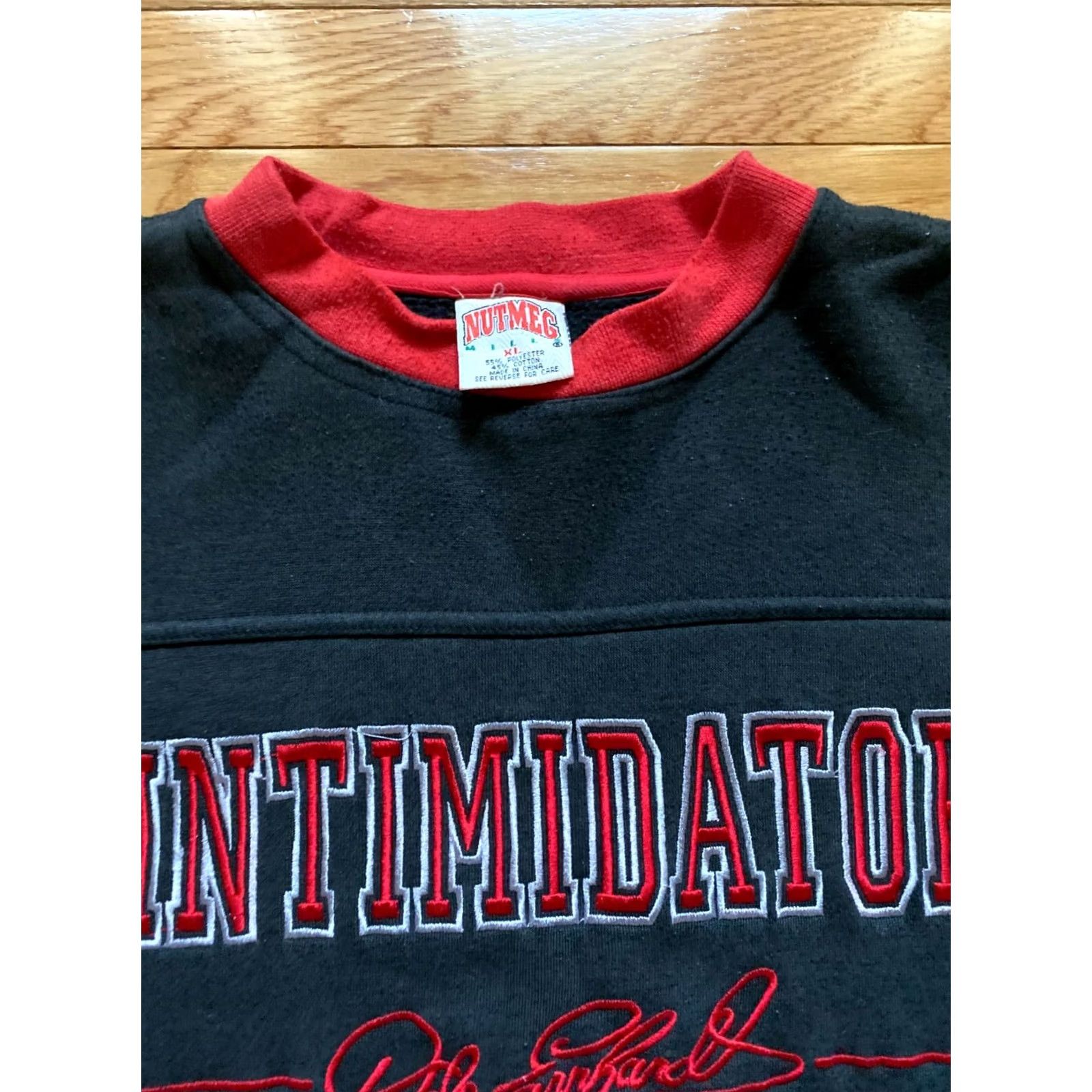 Lee VINTAGE Dale Earnhardt Intimidator NASCAR Crewneck Sweatshirt Mens XL Black 90s Lee Sweatshirt Mens XL 90s NASCAR Crewneck Mens XL Black Size US XL / EU 56 / 4 - 3 Thumbnail