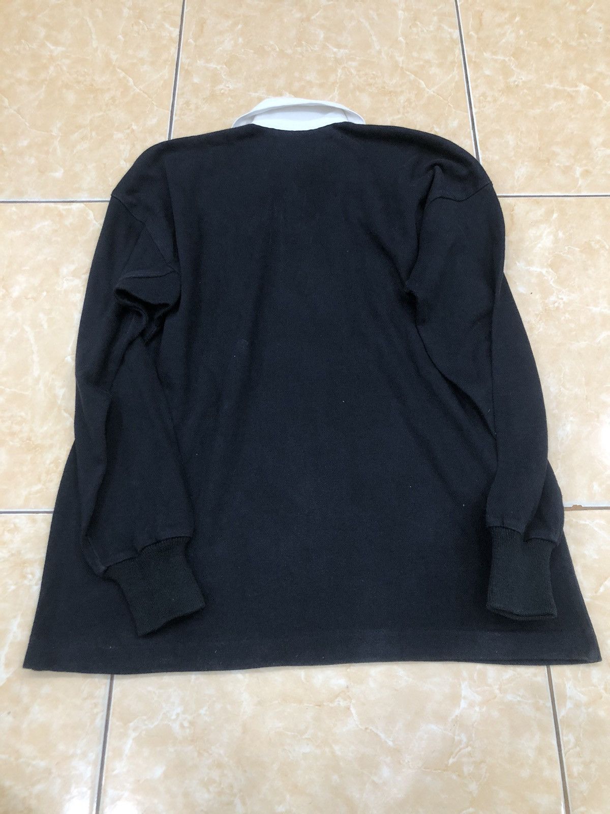All Blacks Vintage All Black Canterburry Rugby Poloshirt Size US S / EU 44-46 / 1 - 4 Thumbnail