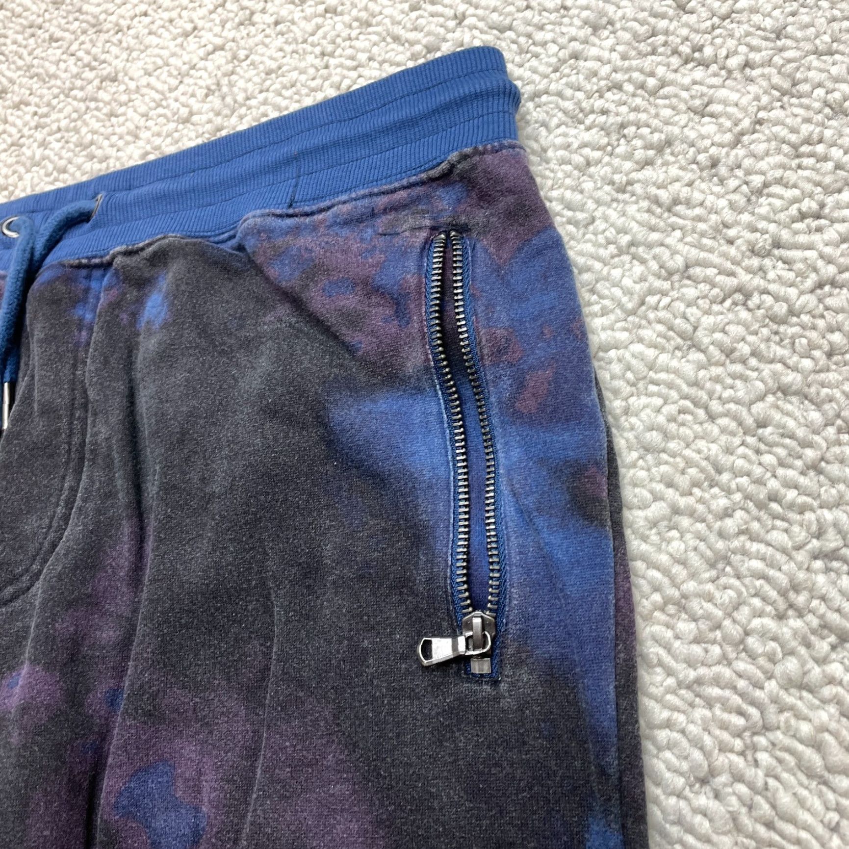 Vintage VINTAGE INC International Concepts Sweatpants Mens Large Dark Blue Zip Pockets 35x29 for Mens Size US 35 - 7 Thumbnail