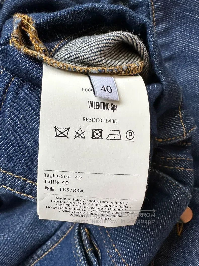 Other Valentino Butterfly embroidered denim jacket Size S / US 4 / IT 40 - 7 Thumbnail