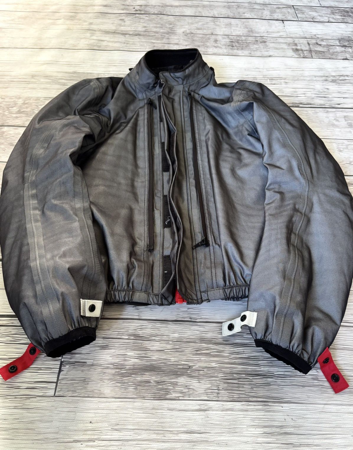 Hysteric Glamour Cropped VTG Vetemens Balenciaga Style Moto Racing Jacket Size US M / EU 48-50 / 2 - 1 Thumbnail