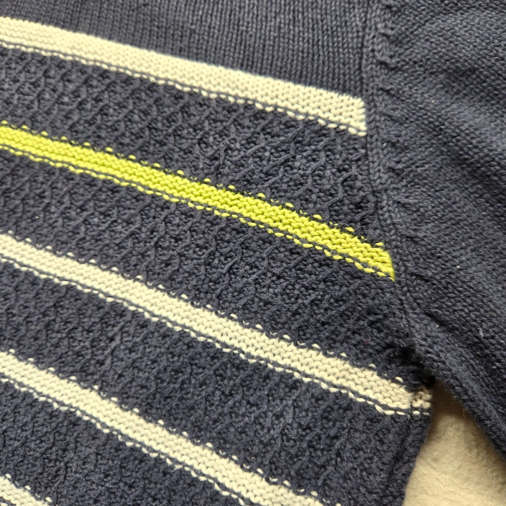 Vintage Christopher & Banks Blue Striped Long Sleeve Sweater Adult Women's XL Size Pullover Shirt? Size XL / US 12-14 / IT 48-50 - 3 Thumbnail