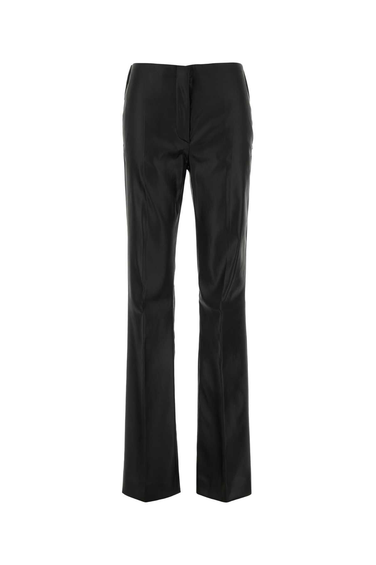 Sportmax Black Stretch Satin Adepto1234 Pant Size 28" / US 6 / IT 42 - 1 Thumbnail