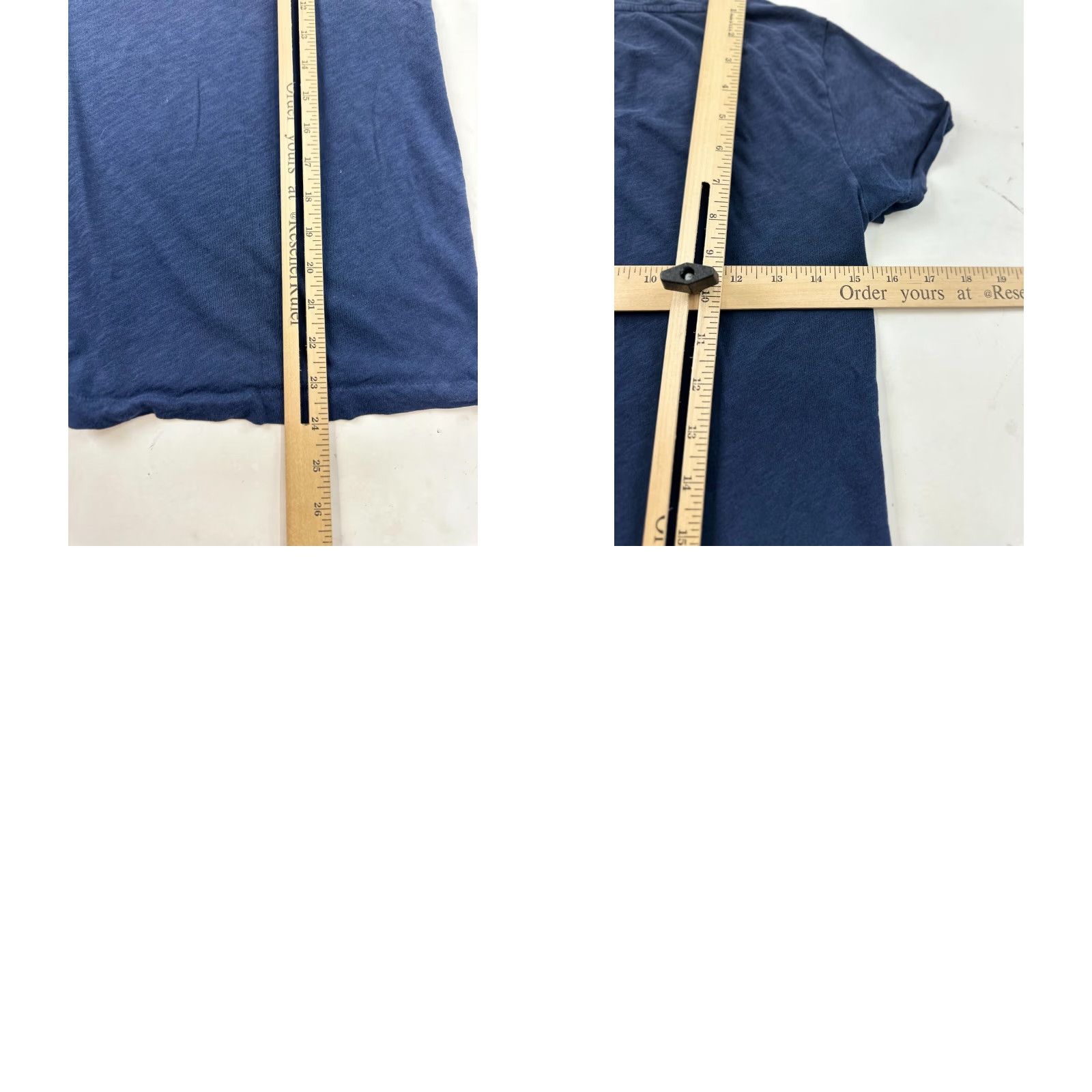 J.Crew VINTAGE J.CREW T-Shirt Mens Small Navy Blue Cotton Short Sleeve V-Neck Classic Fit Preppy Size US S / EU 44-46 / 1 - 8 Thumbnail