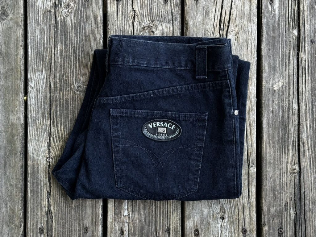 Versace V2 Classic Denim Jeans Size US 35 - 4 Thumbnail