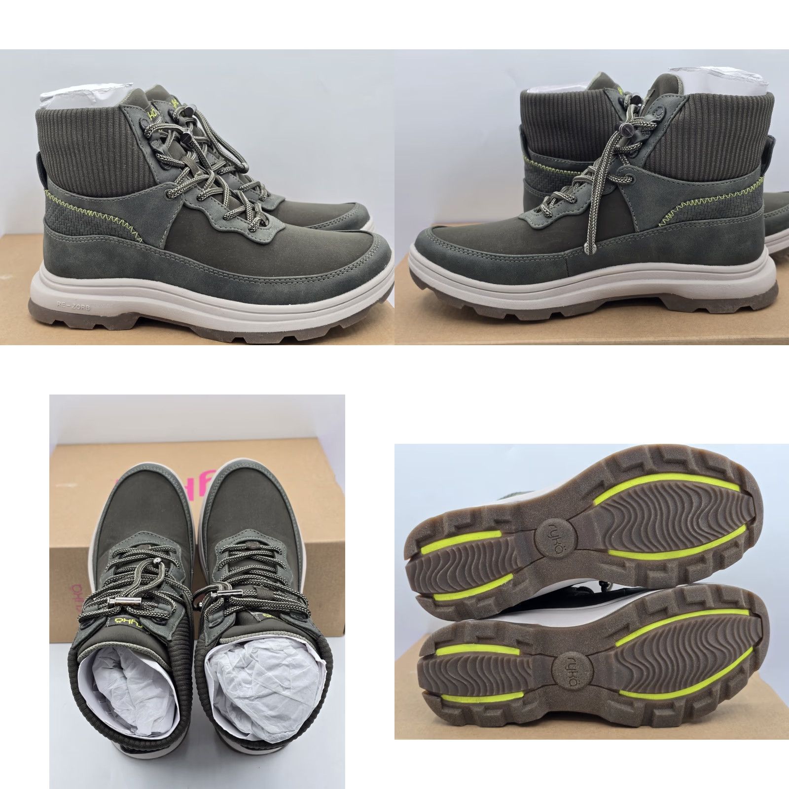 Ryka Brae 2 Water Resistant Snow Boot Alpine Green Sz 6 M Womens Winter Boots Ryka Brae 2 Water Resistant Snow Boot Alpine Green Sz 6 M