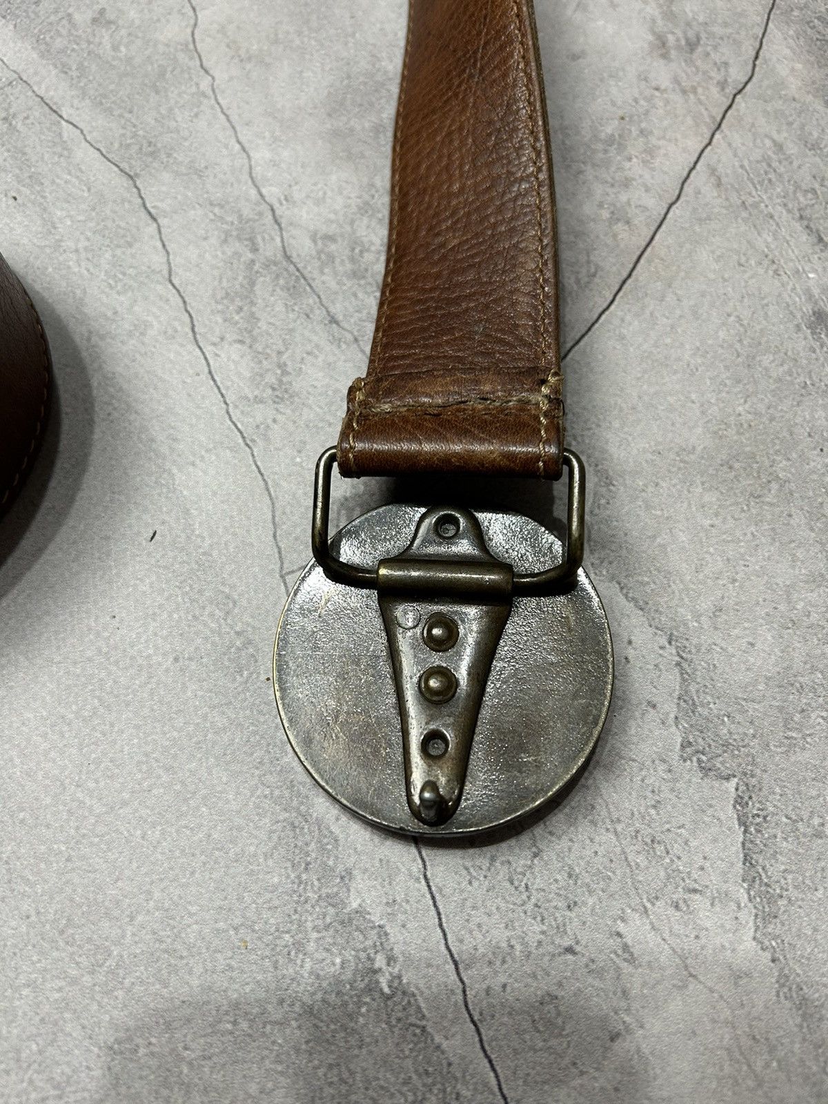 Avirex × Leather Avirex USA Leather belt Size 34 - 7 Thumbnail