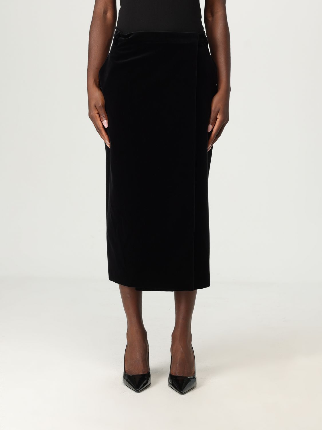 Saint Laurent Paris Saint Laurent Skirt Woman Black Size 27" / US 4 / IT 40 - 1 Thumbnail
