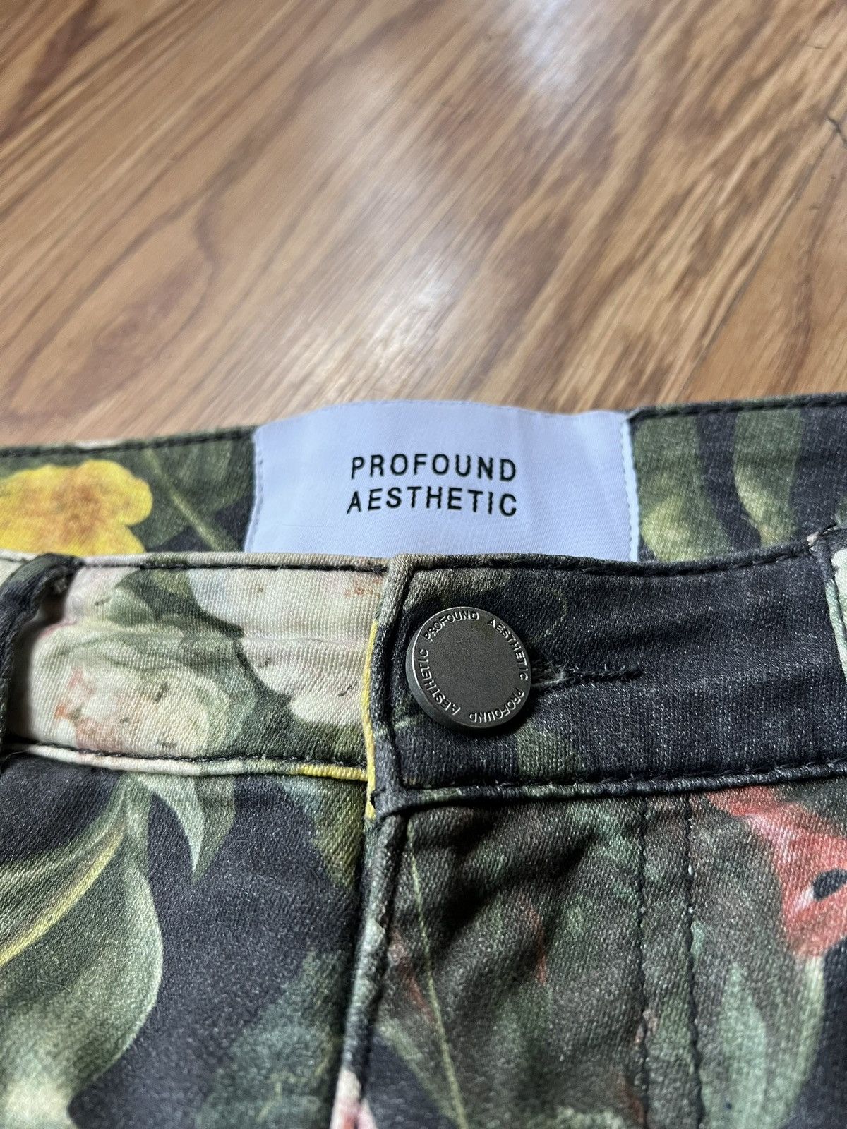 Profound Aesthetic Profound Floral Slim Fit Chinos Size US 30 / EU 46 - 4 Thumbnail